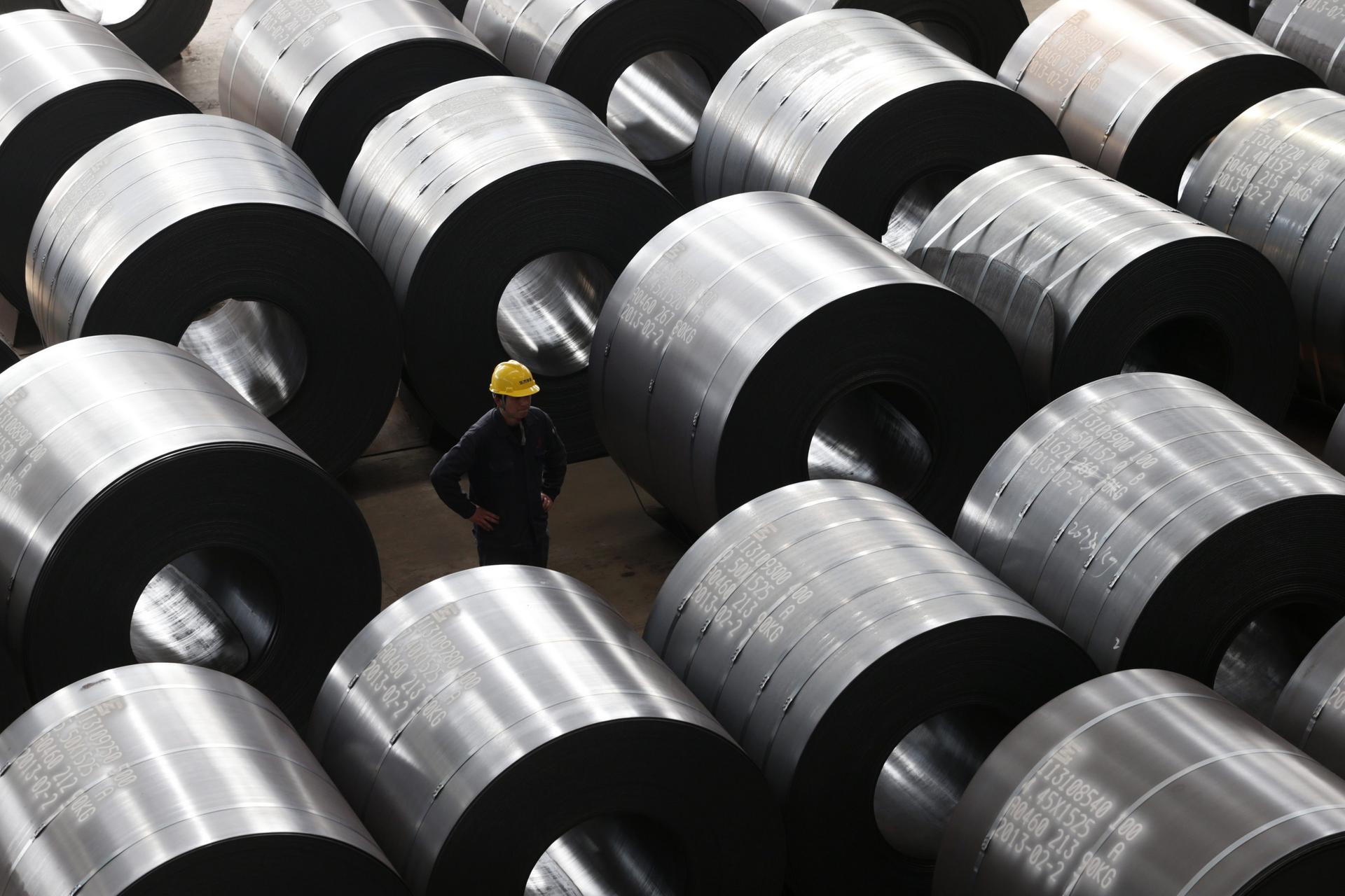 From January to November 2014 China exported 83.6 million tonnes of steel products, up 46.8 per cent from a year earlier. Photo: Reuters