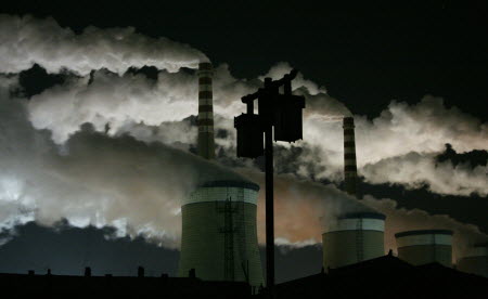 A coal-fired power plant at night in Datong, Shanxi. Organised crime has flourished in China's most corrupt province, a leading business magazine claims. Photo: Reuters 
