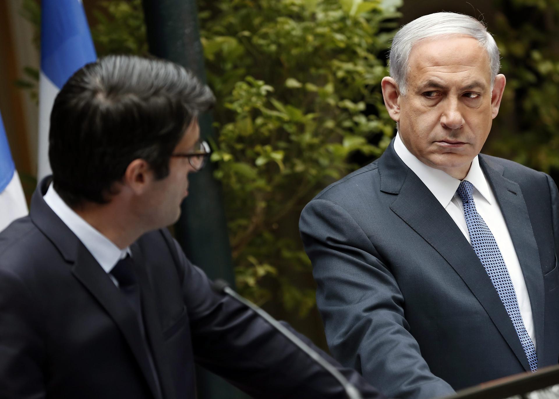 Benjamin Netanyahu lashes out.