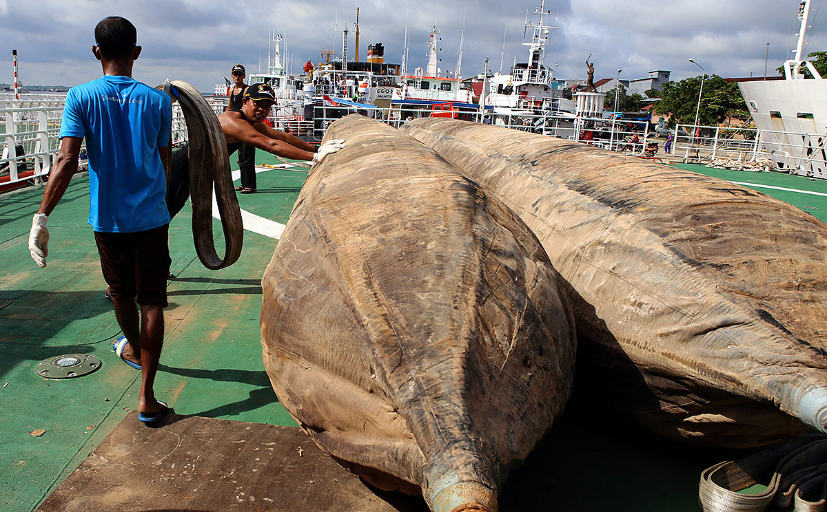 The recovery mission for the crashed AirAsia plane continues in Pangkalan Bun. Photo: EPA