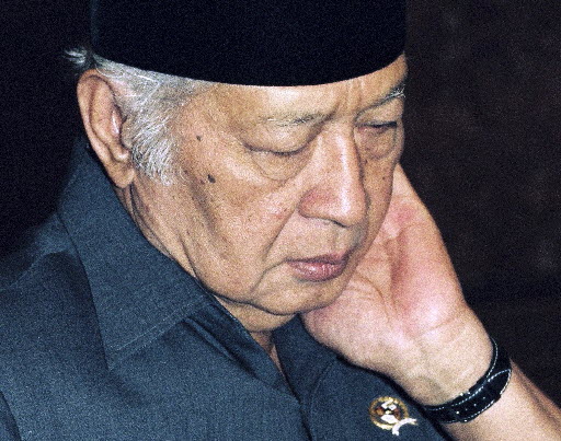 A take-the-money-and-run scenario was the lynchpin of the campaign against Suharto. Photo: Reuters