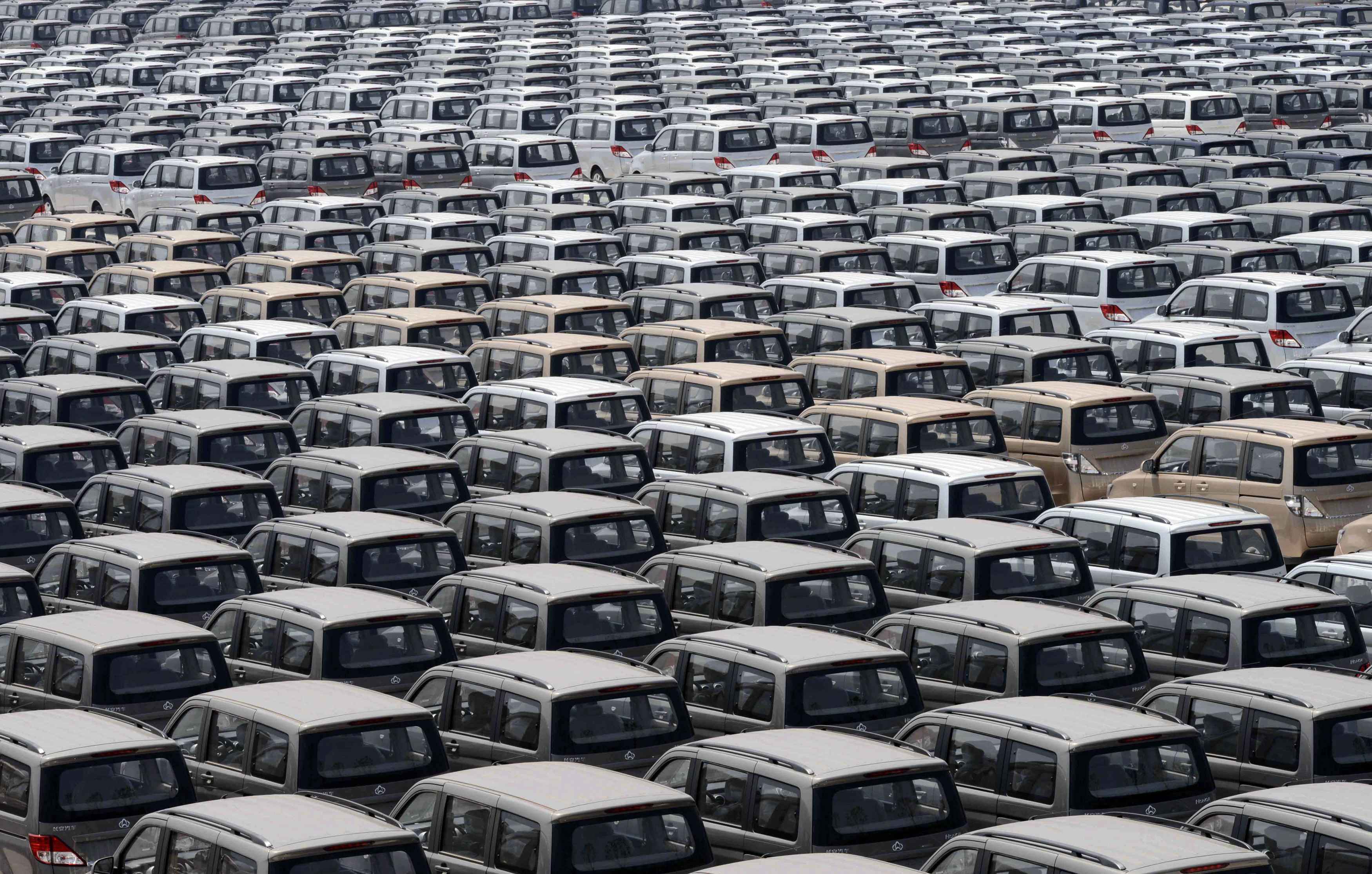 Car dealers are sitting on huge stocks and struggling to sell them. Photo: Reuters