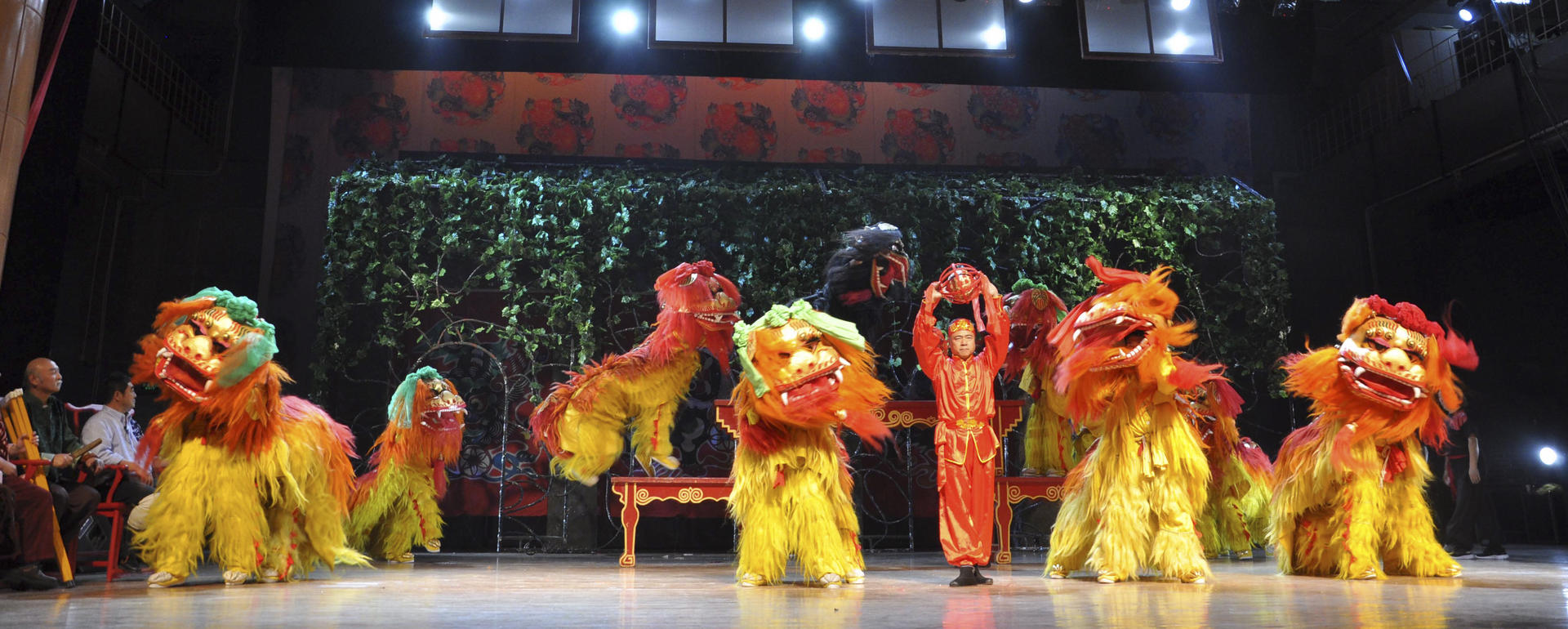 The Supreme Lions of Baizhifang perform in Beijing. Photos: Simon Song