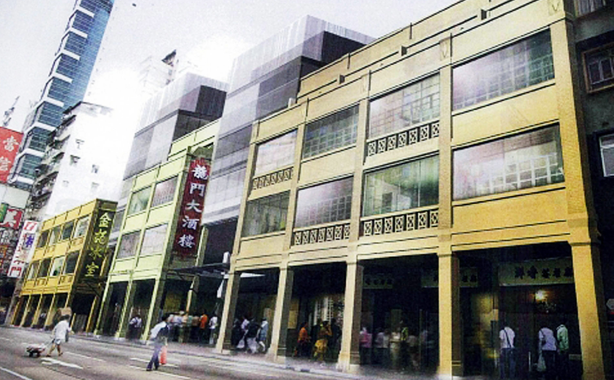 An artist's impression of how the buildings are expected to look when the refurbishment work is complete, possibly by 2019. Photo: SCMP Pictures