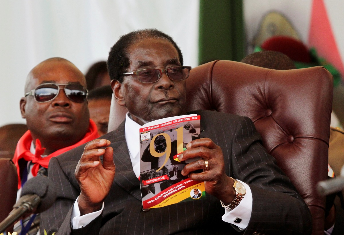 Robert Mugabe celebrates his 91st birthday. Photo: Reuters