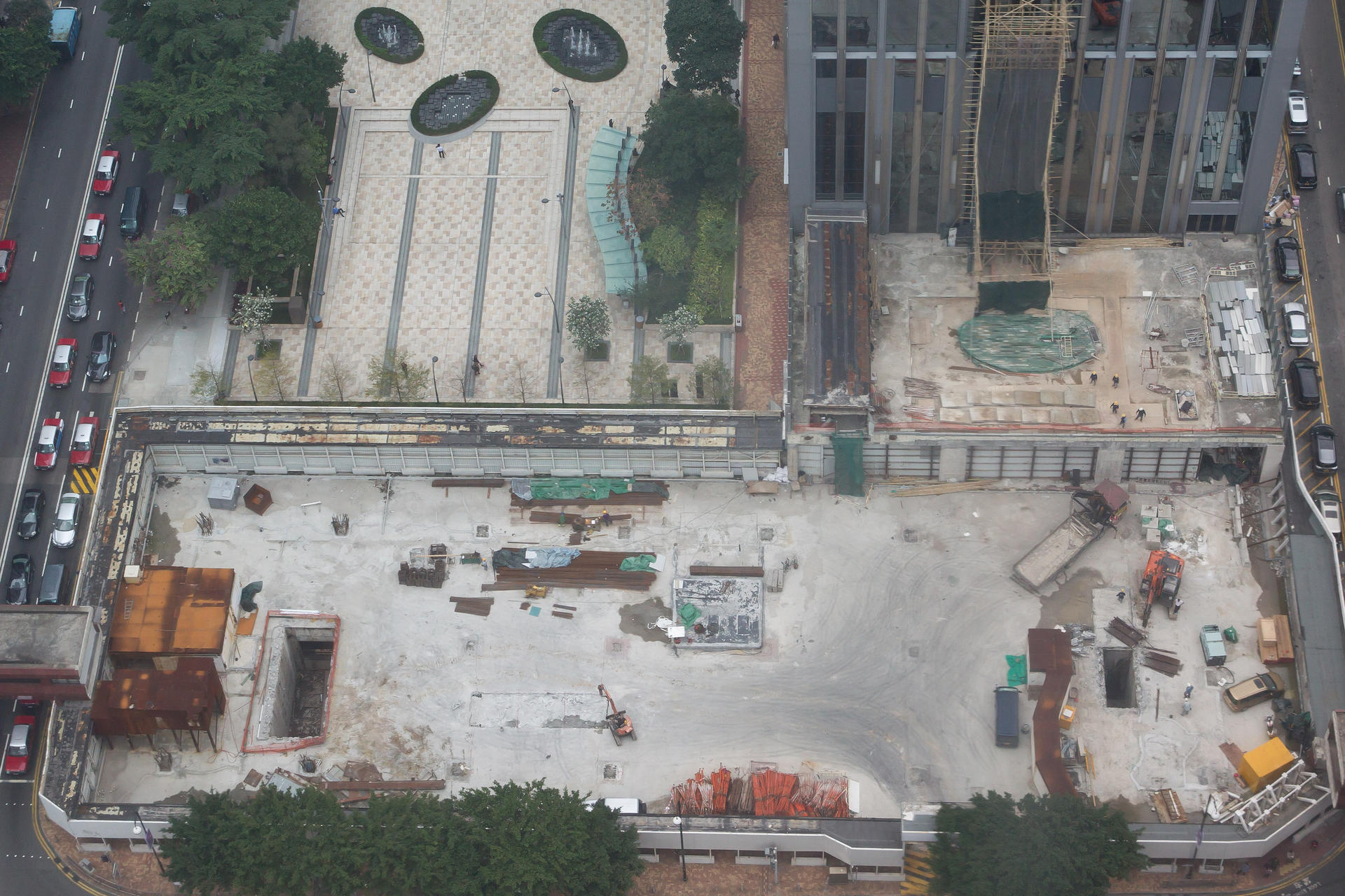 The Wan Chai site where the Chinese visa office once stood.