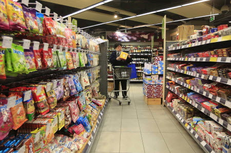 Food prices climbed 2.4 per cent in February. Photo: Reuters