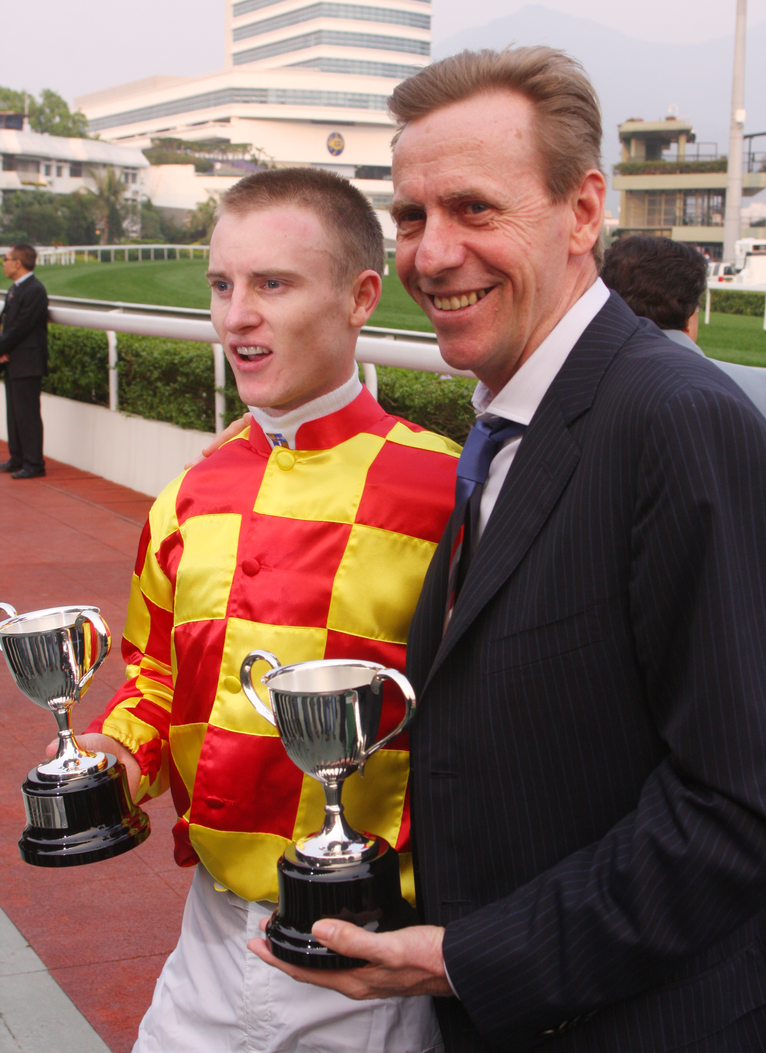 Zac Purton and John Size will team up together for Sunday's BMW Hong Kong Derby with Luger. Photos; Kenneth Chan