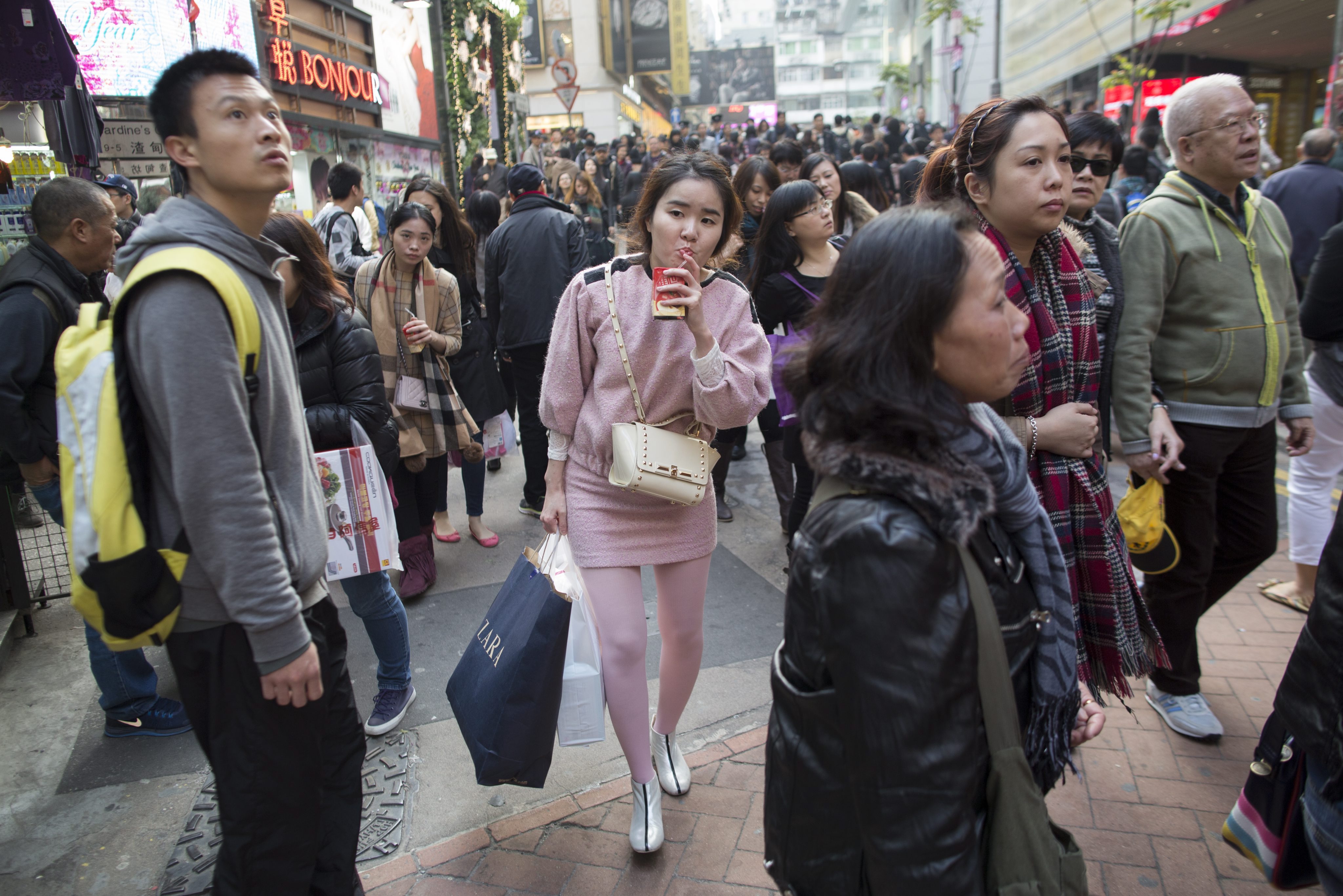 Hong Kong has thrived as a major trading entrepot for decades, a strength that now supports its booming retail sector. Photo: EPA