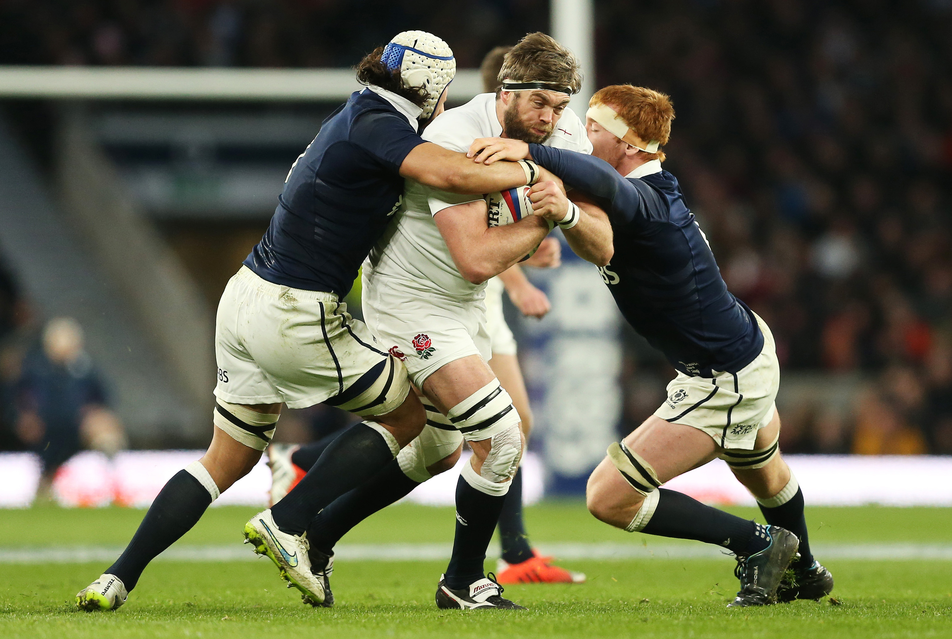 Leicester lock Geoff Parling has been called into the England starting line-up for their Six Nations clash with France on Saturday. Photo: Reuters