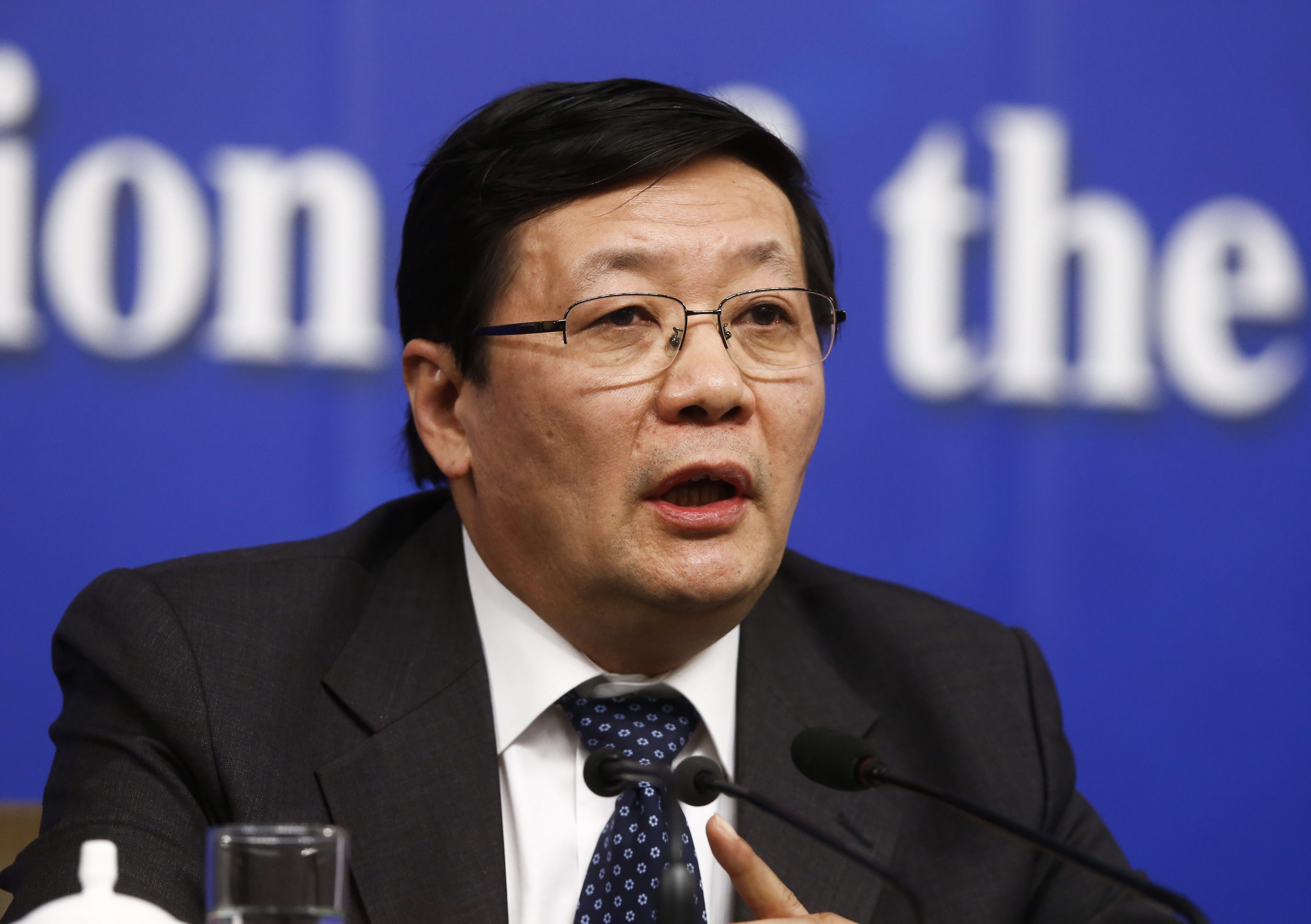Finance Minister Lou Jiwei said countries including the OECD developed nations should trust Beijing's capability to reform and sustain its economy. Photo: EPA