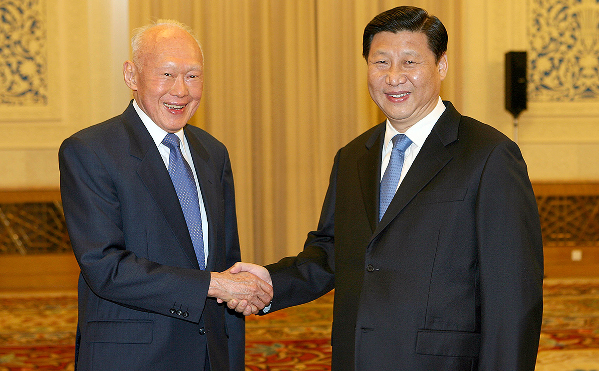 Xi and Lee meet in Beijing in 2007. Lee Kuan Yew is one of the few men to have met all the modern-day leaders of China: Mao Zedong, Deng Xiaoping, Jiang Zemin, Hu Jintao and Xi Jinping. Photo: Xinhua