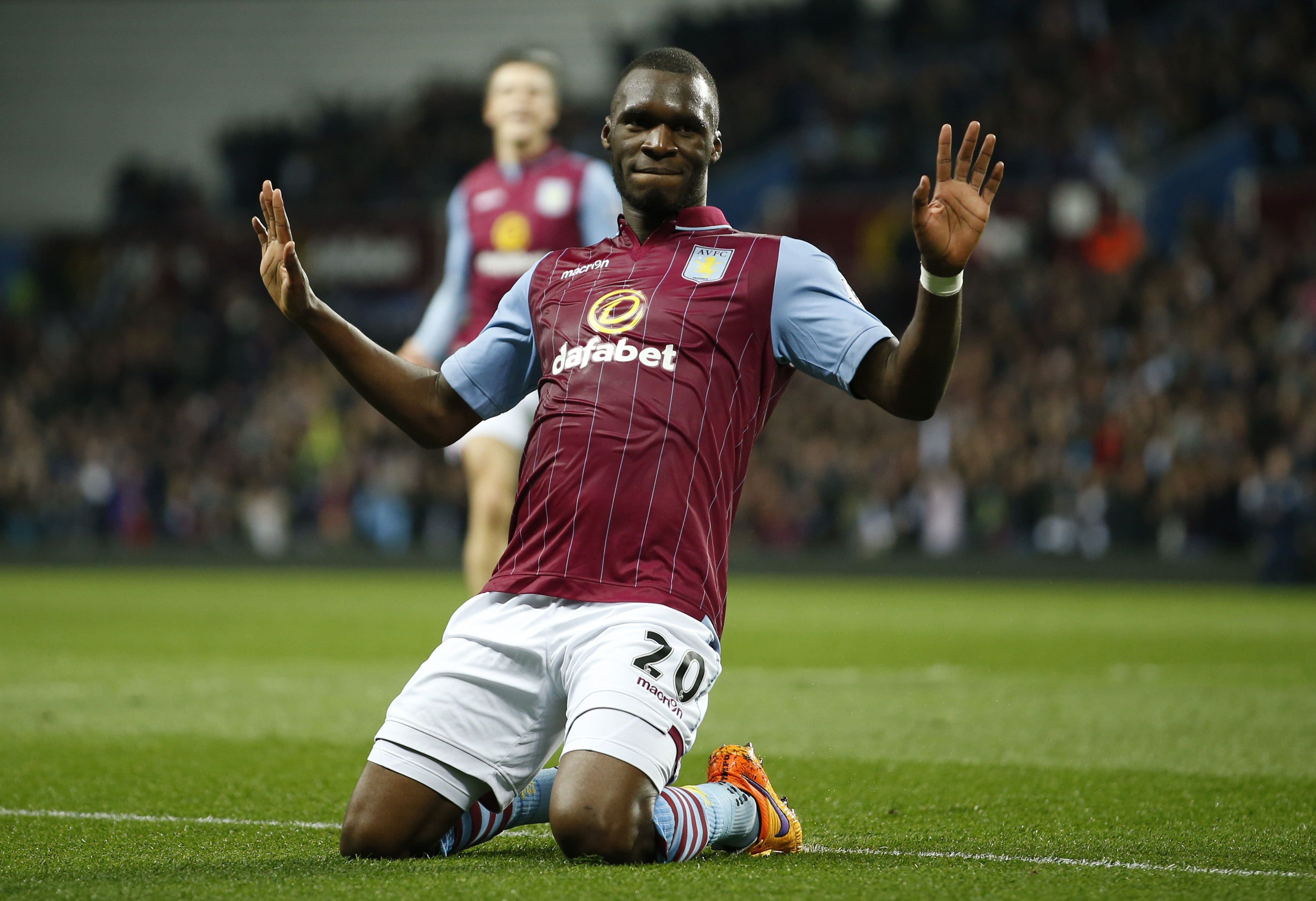 Benteke hat-trick keeps Aston Villa out 