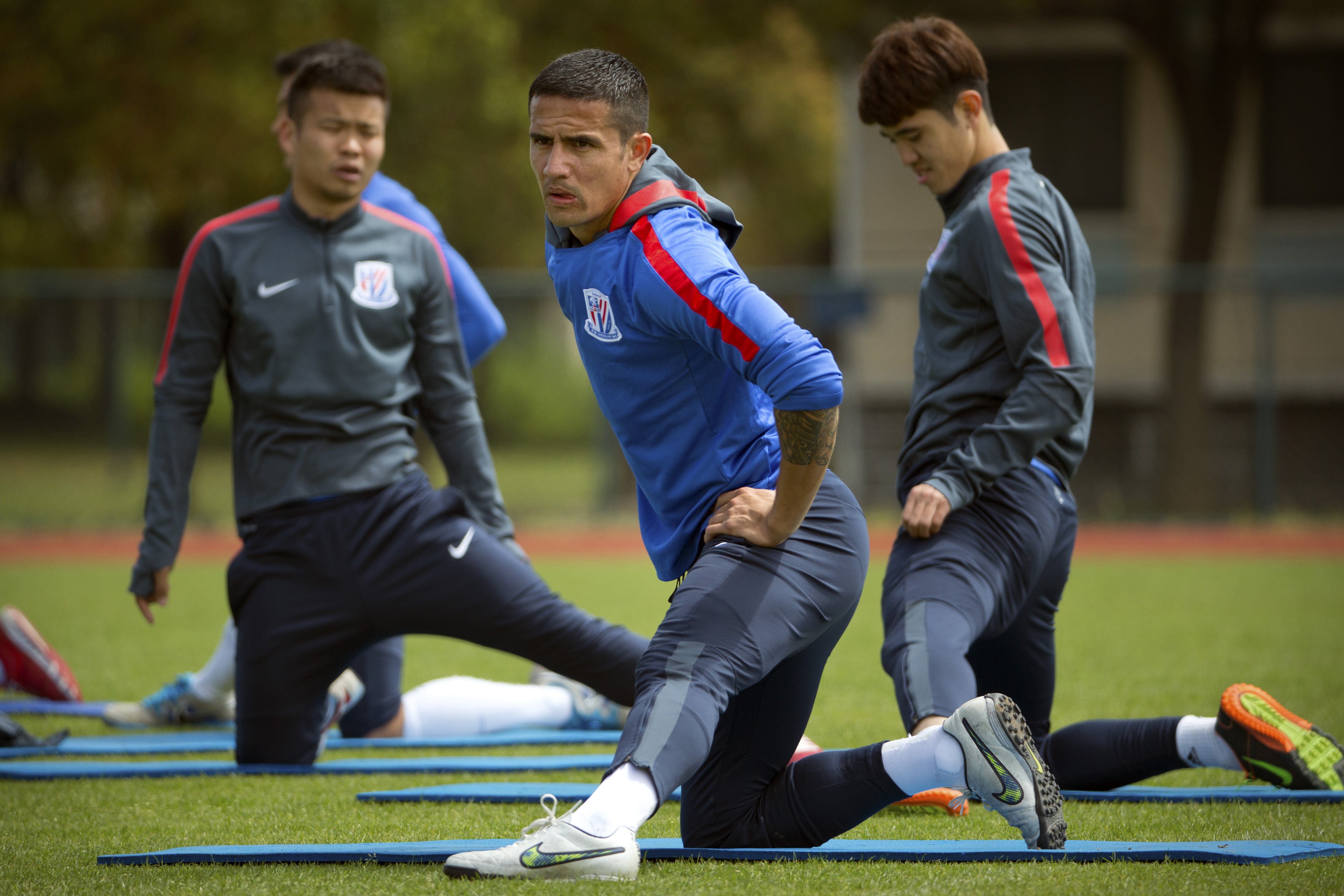 Australia star Tim Cahill joined Shanghai Shenhua last month, adding credibility to the side. Photos: AP