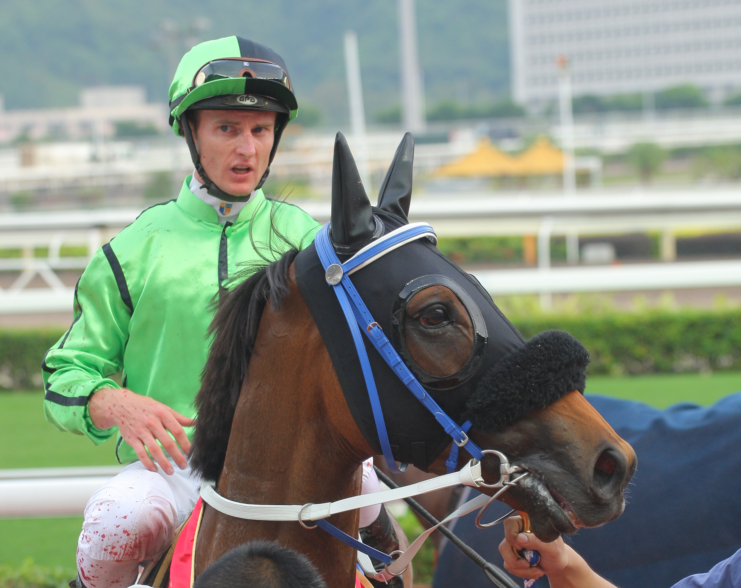 Zac Purton will not ride at today's QE II Cup meeting, but the horse he was down to partner in the HK$20m feature, Military Attack, has been passed fit to run. Photo: Kenneth Chan