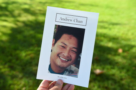 The order of service of Andrew Chan executed by an Indonesian firing squad. Photo: EPA
