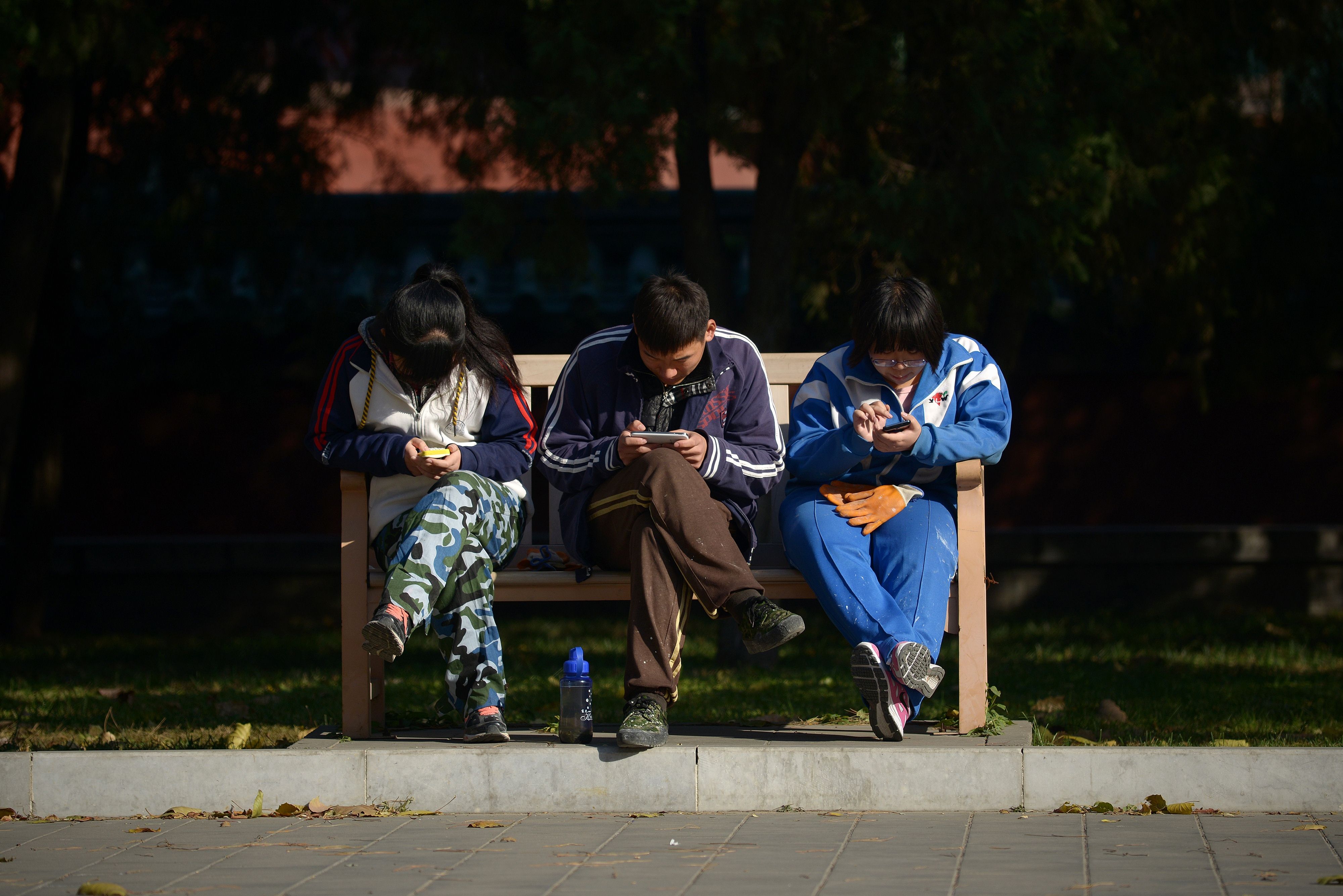 China's thirst for smartphones seems to be cooling, according to some new research. Photo: AFP