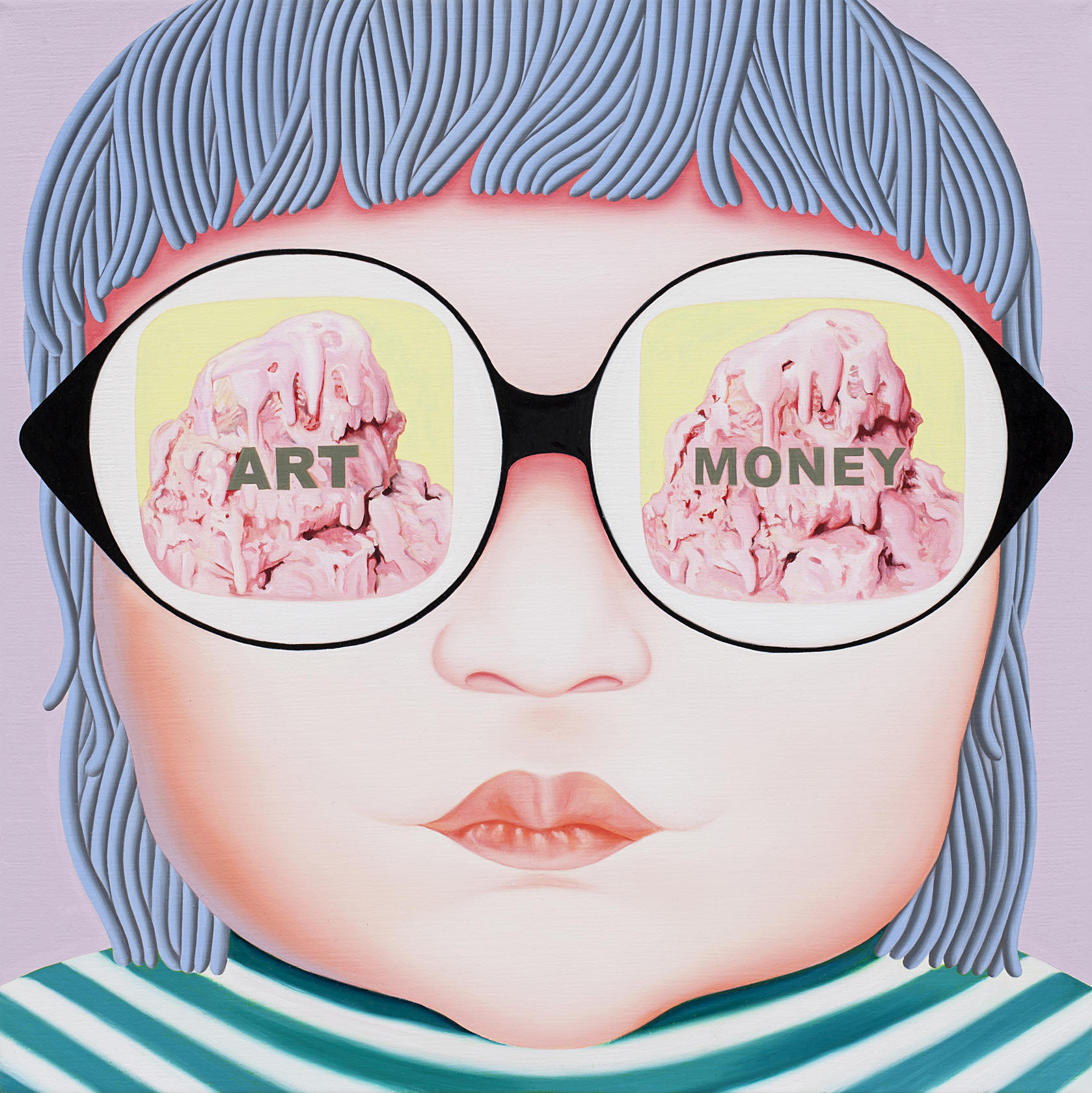 Pop Kids #75, by South Korean artist Choi Yunjung.