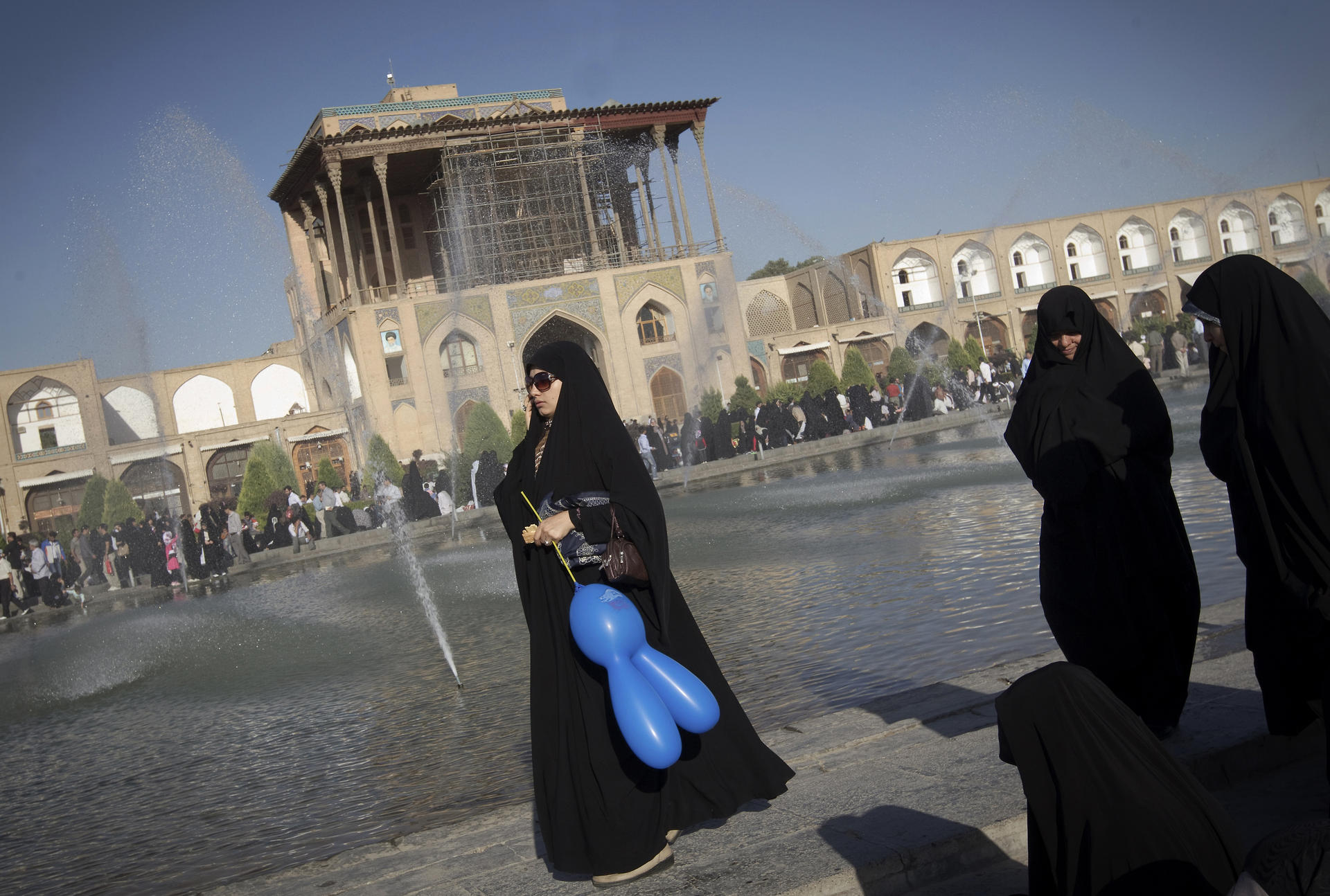 Naqsh-e Jahan square, in Esfahan, Iran. Photos: Corbis; AFP