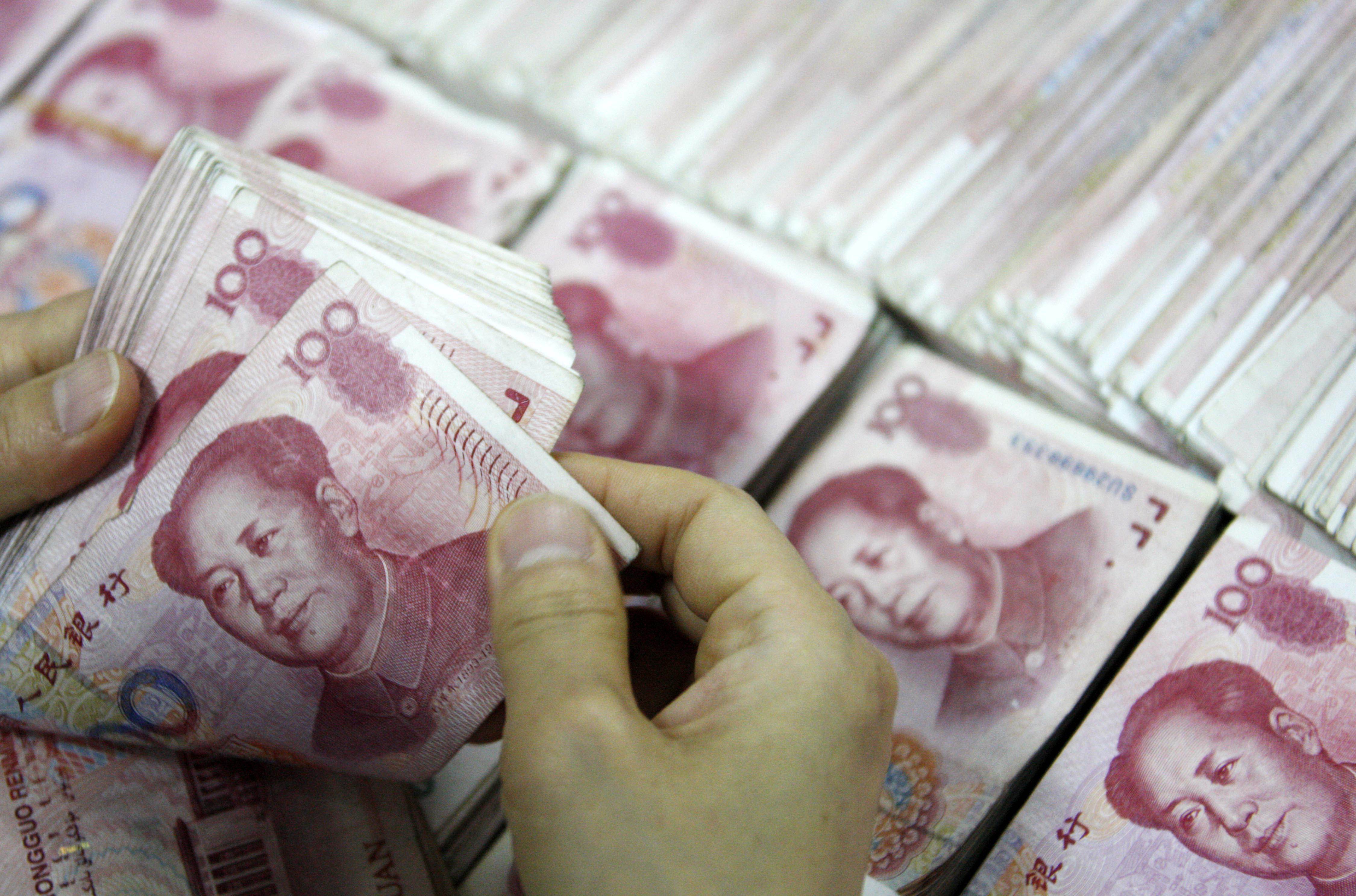 China's yuan slipped back on Monday after US Federal Reserve chair Janet Yellen said an interest rate increase is on track this year. Photo: AFP