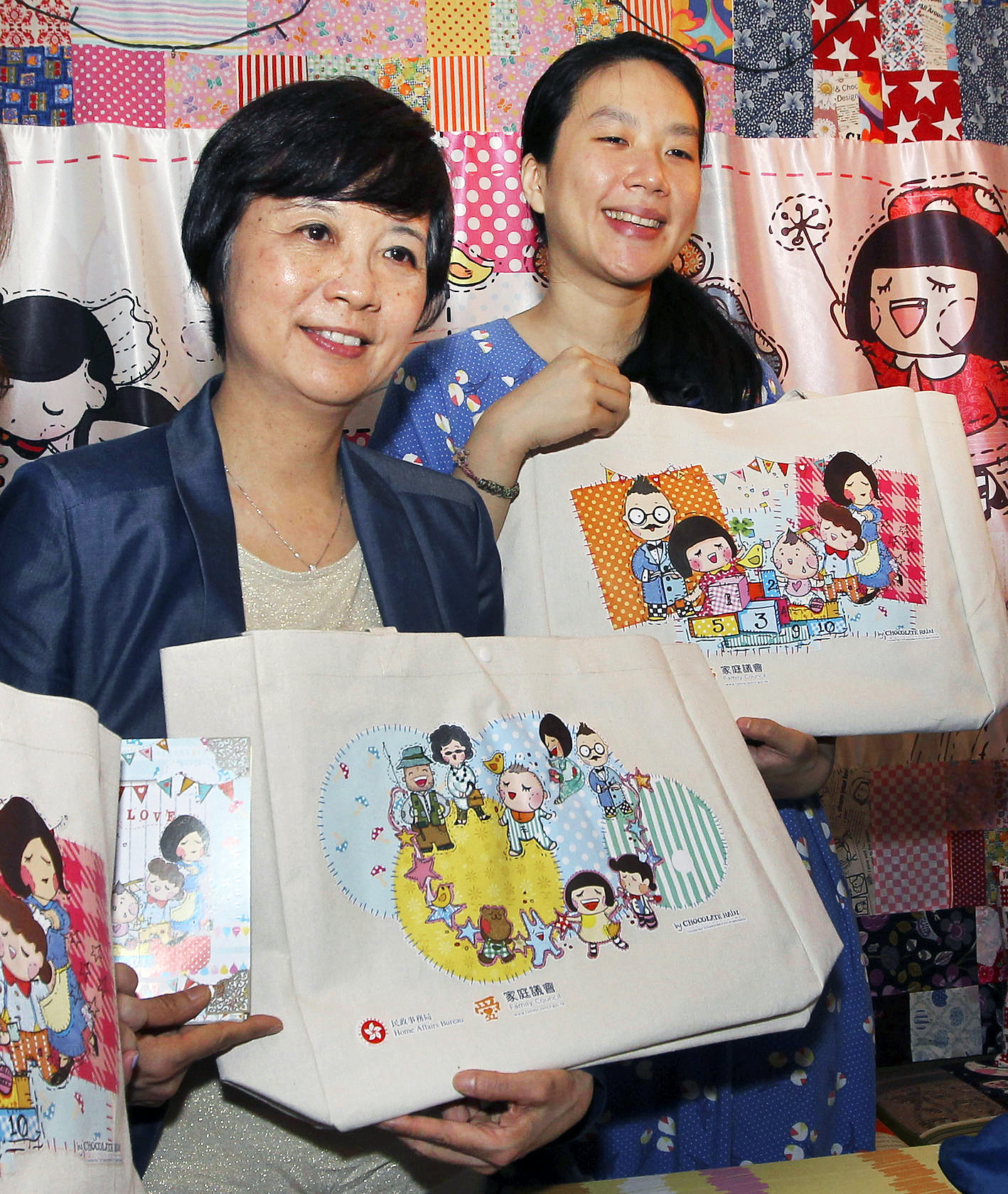 Shirley Loo, left, and designer Prudence Mak. Photo: Franke Tsang