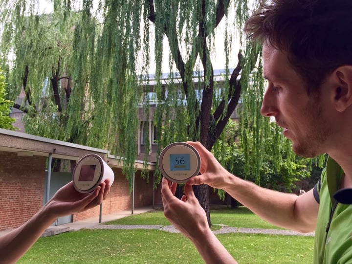 Swiss entrepreneur Liam Bates is confident there is a market for his air quality monitor in China, if not globally. Photo: SCMP Pictures