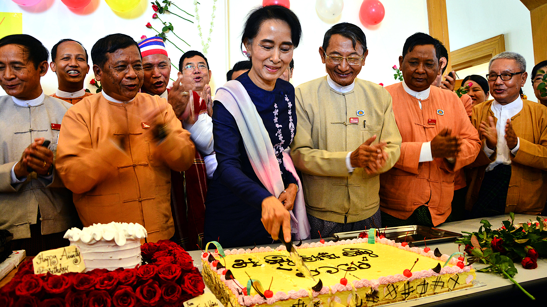 Happy Birthday Suu Kyi! &#39;The Lady&#39; steps up Myanmar political battle as she  turns 70 | South China Morning Post