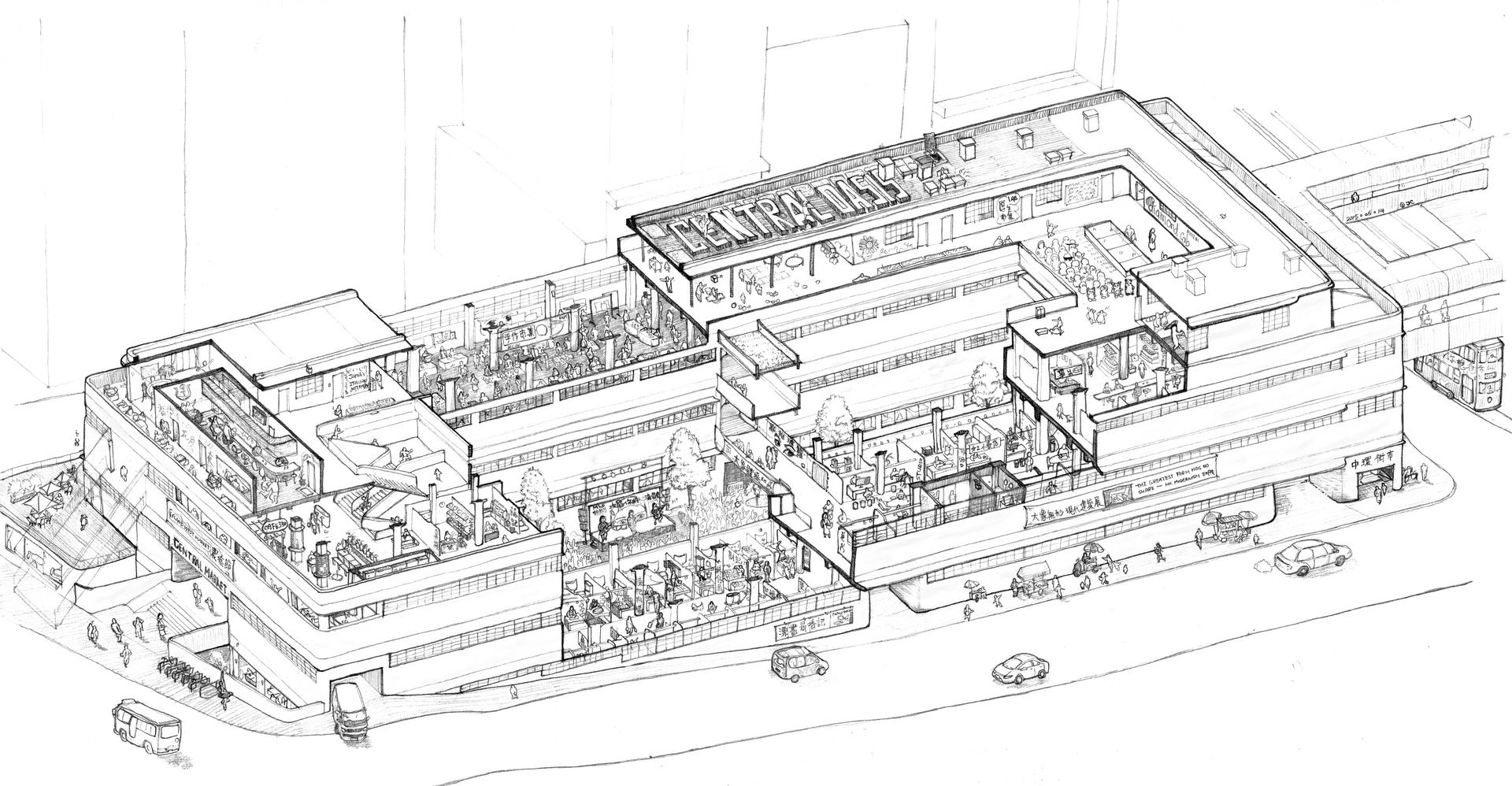 A design for Central Market by Chan Hoi-cheung. Photo: SCMP Pictures