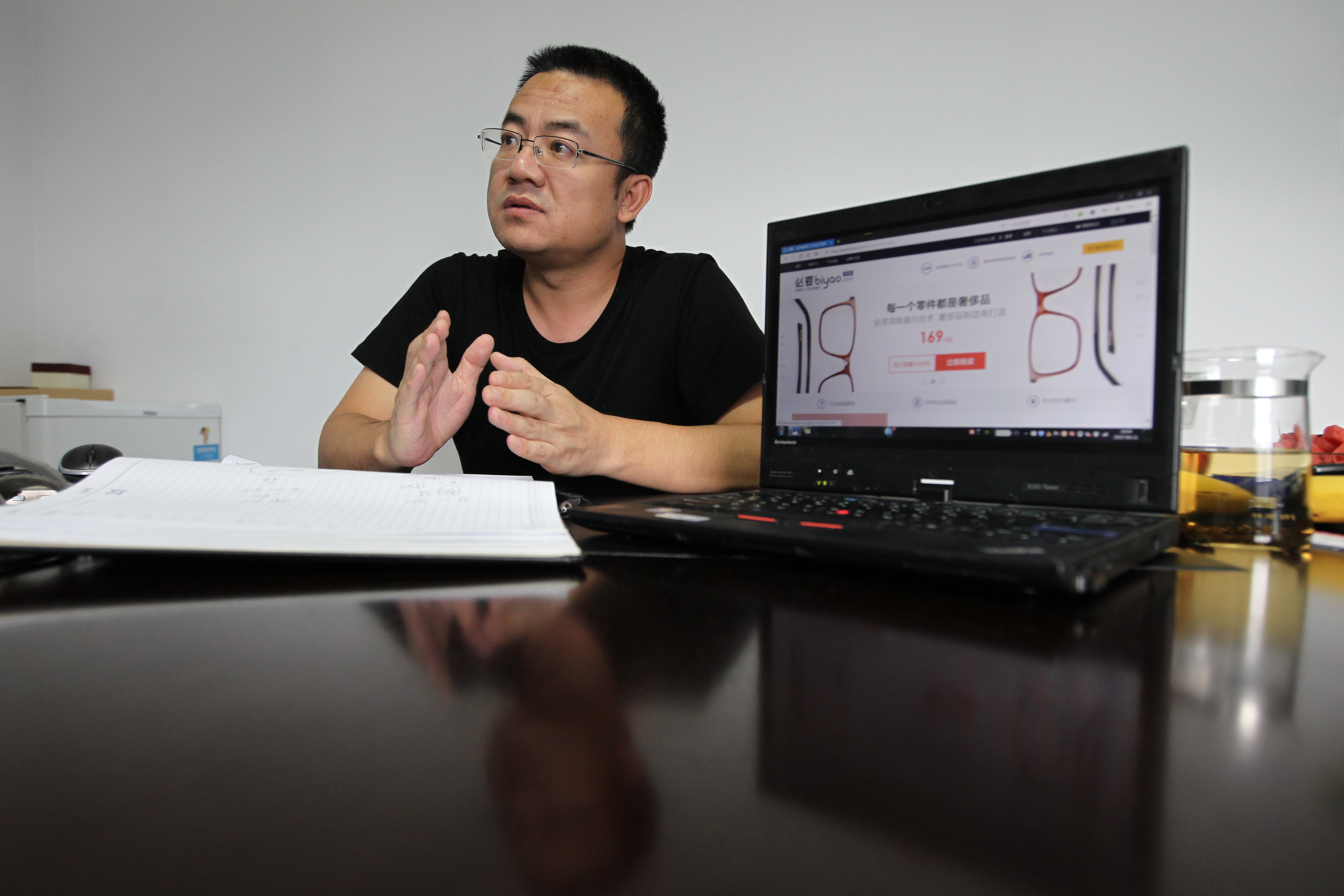Bi Sheng, chairman of e-commerce website Biyao.com, is setting out to change the way people shop online. Photo: Simon Song