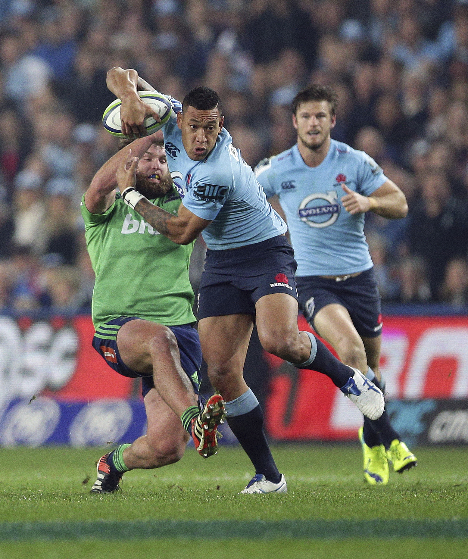 Israel Folau has agreed to a flexible contract which allows him to play in Japan outside of the Super Rugby and international test seasons. Photo: AP
