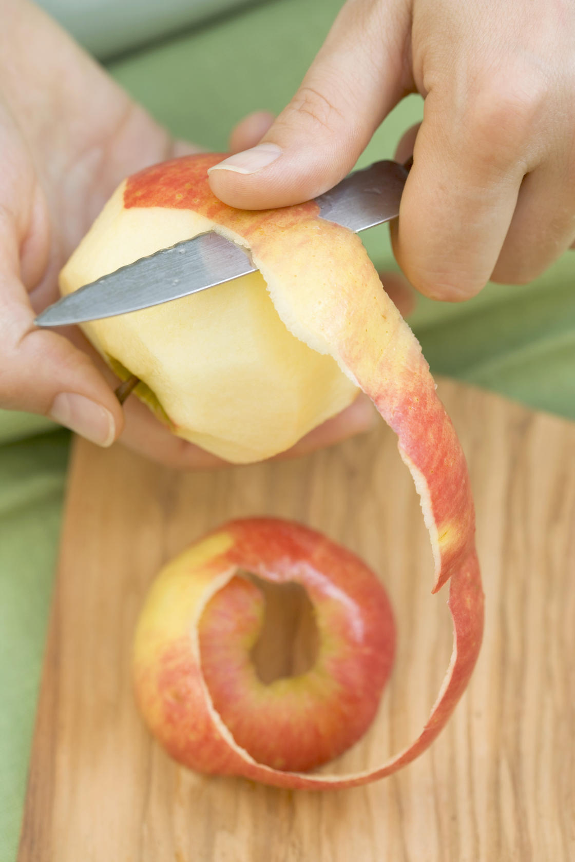Apple peel is a good source of vitamins, and can be used to flavour mulled wine. Photo: Corbis