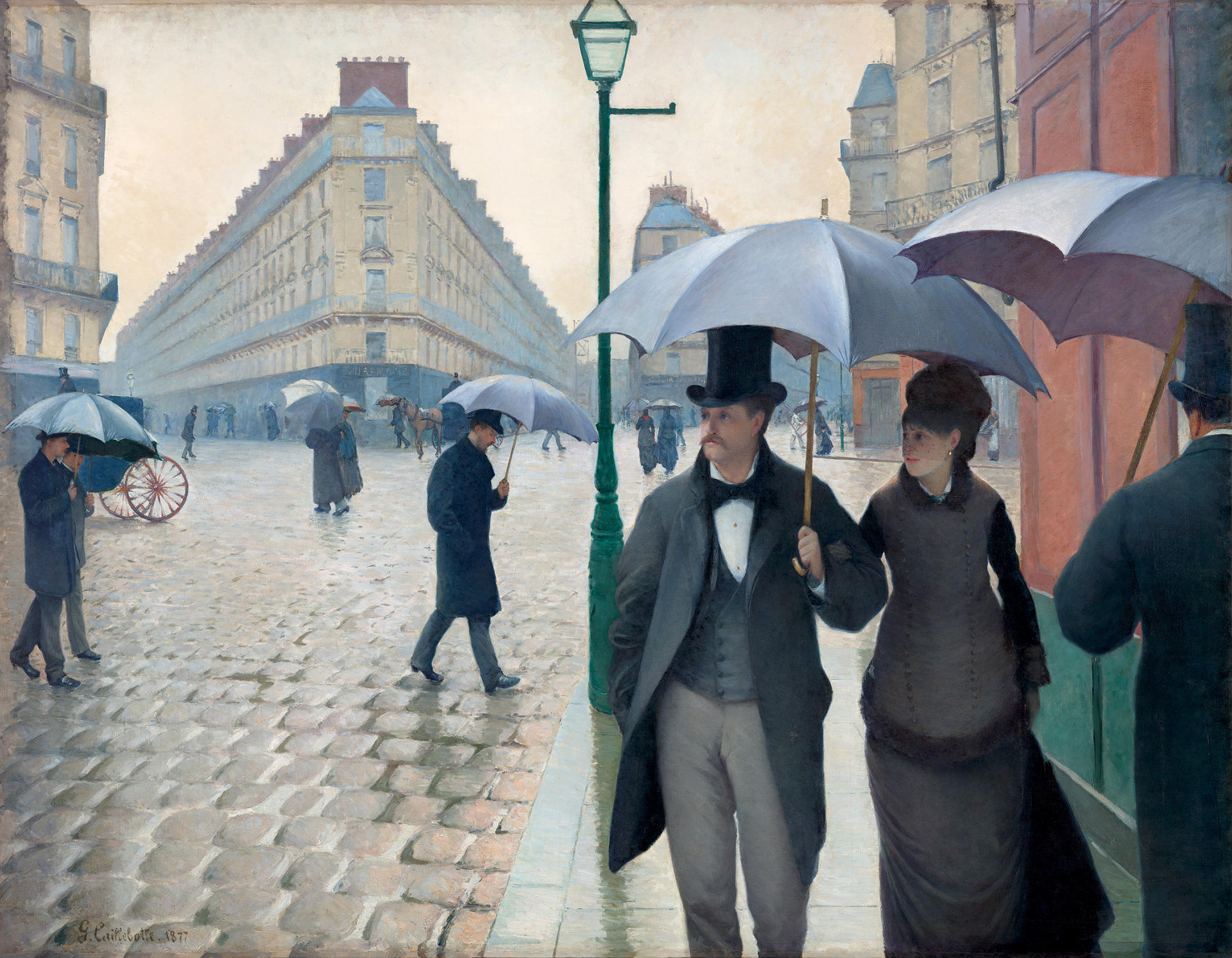 Paris Street, Rainy Day (1877).