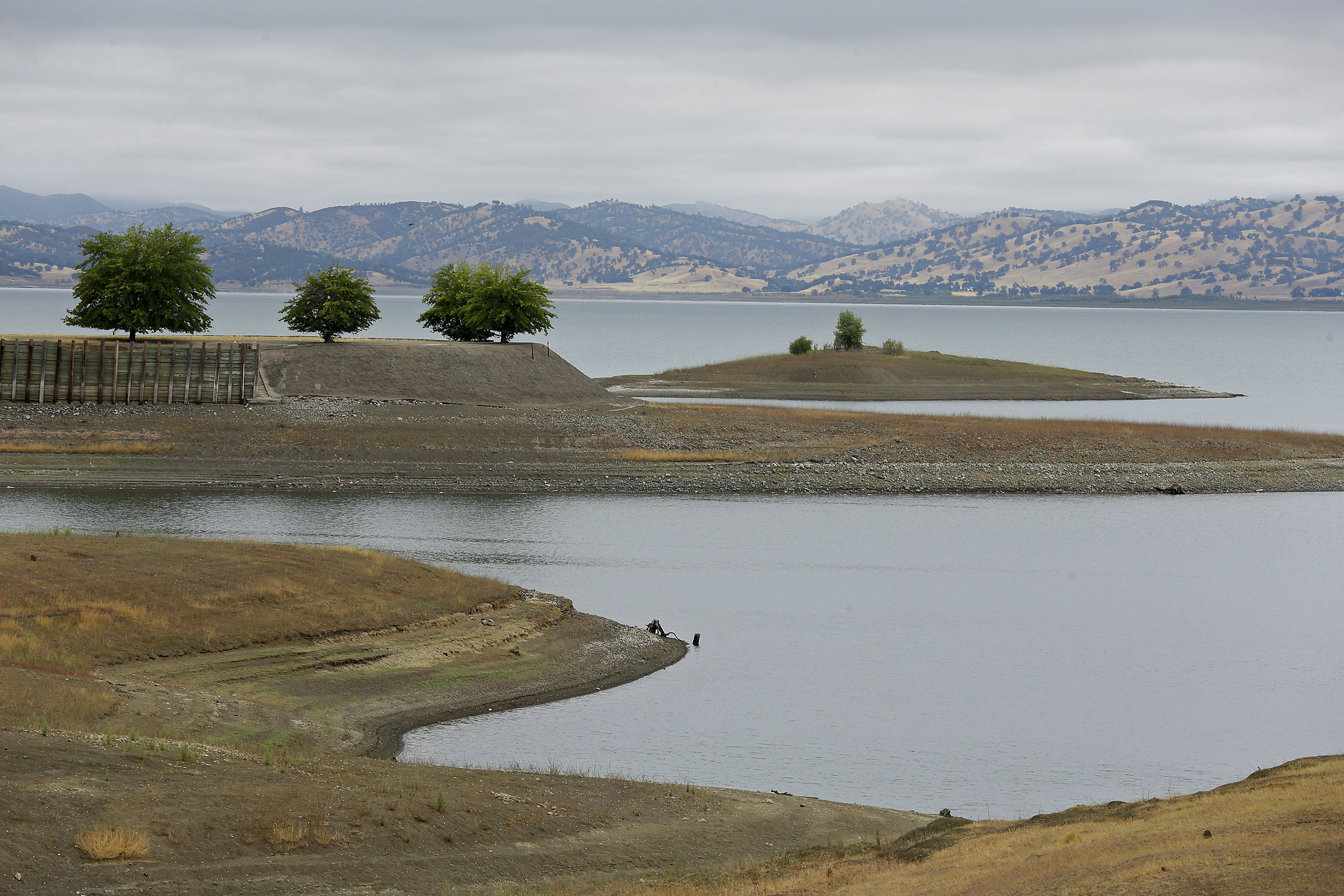 Carlifornia's Lake Berryessa. To contribute to global warming and compromise our planetary life systems is seen by many as morally problematic. Photo: AP