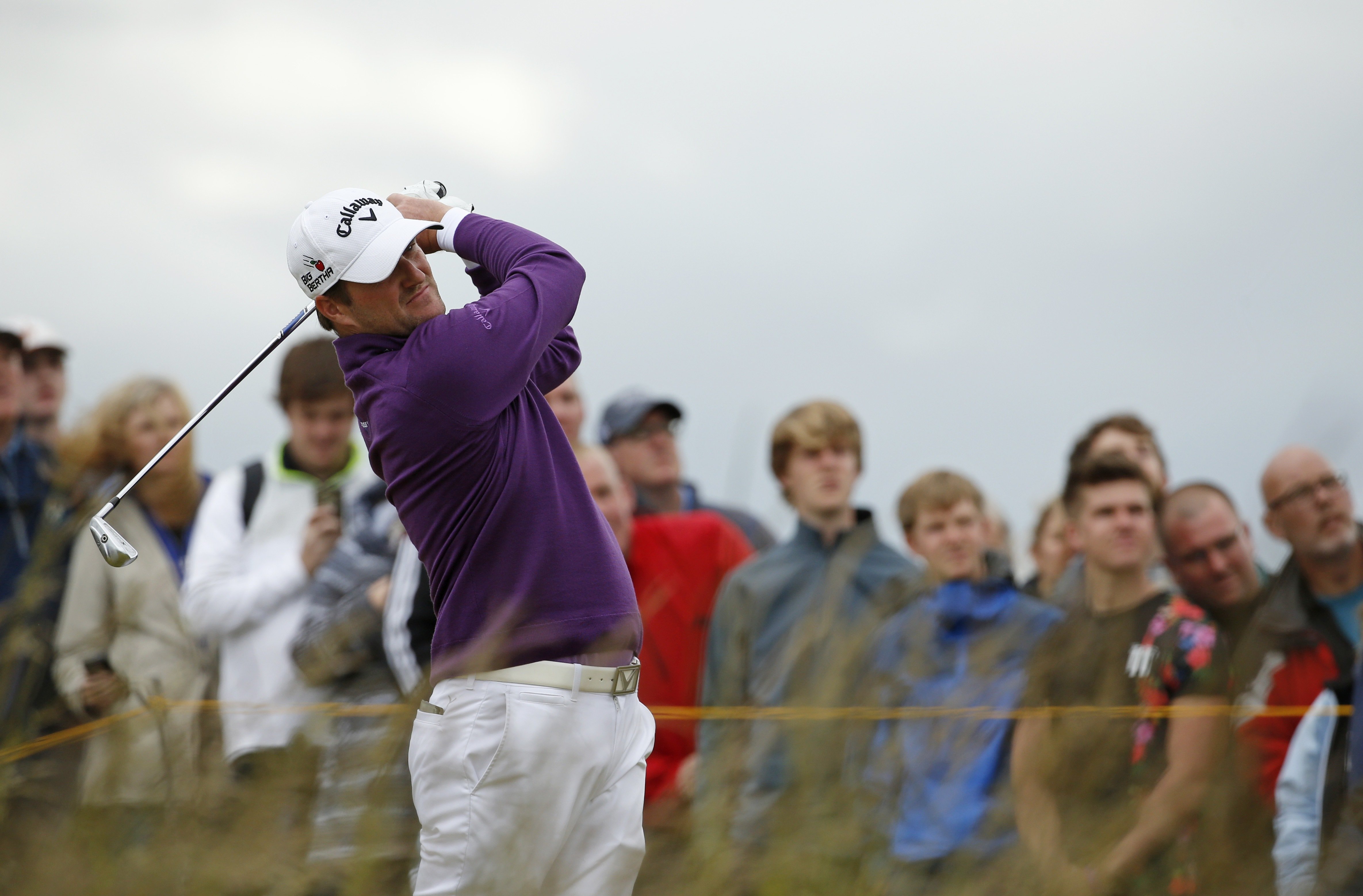 Scotland's Marc Warren has climbed up the leaderboard after following up his 68 yesterday, with 69 today. Photo: AP