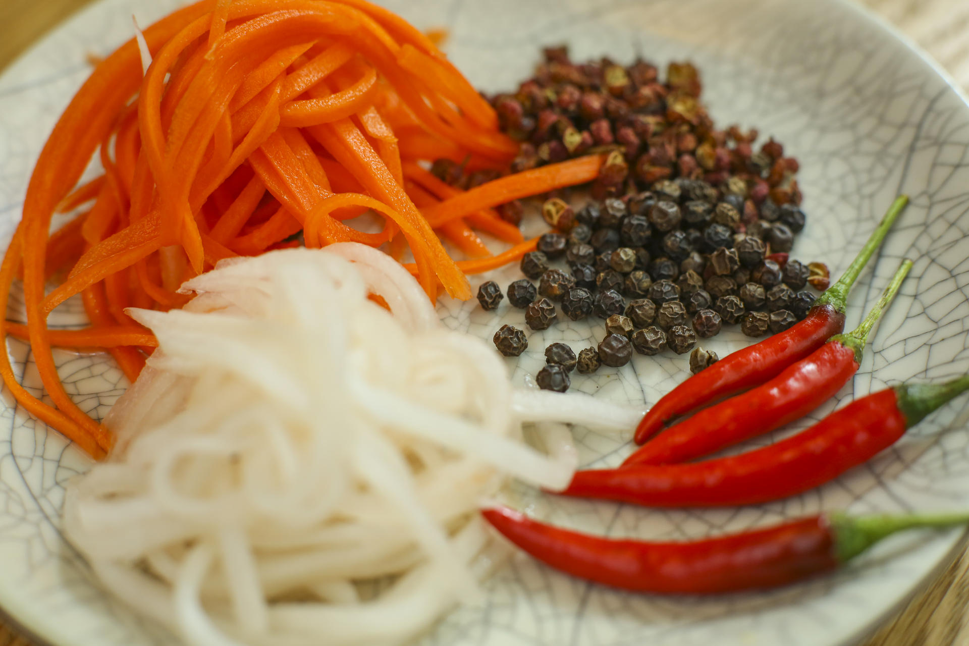 Ingredients for the daikon carrot side dish at Viet Kitchen. Photos: Edmond So