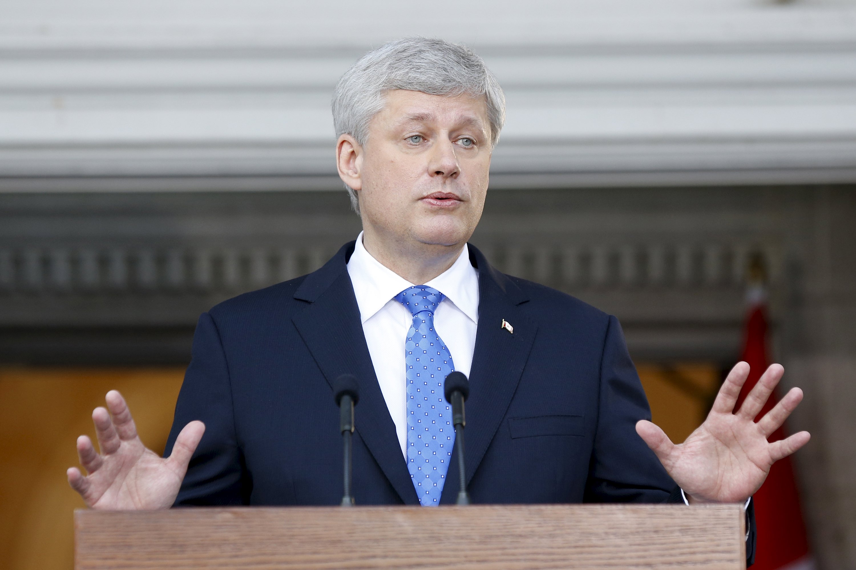 Canada's Prime Minister Stephen Harper asked Governor General David Johnston to dissolve parliament, beginning the longest federal election campaign in recent history. Photo: Reuters
