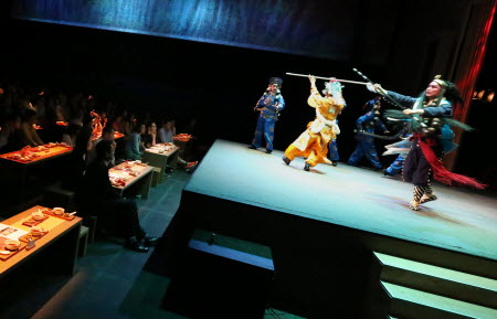 This Cantonese Opera excerpt from a Tea House Theatre Taster preview was hosted by the cultural district. Photo: Nora Tam