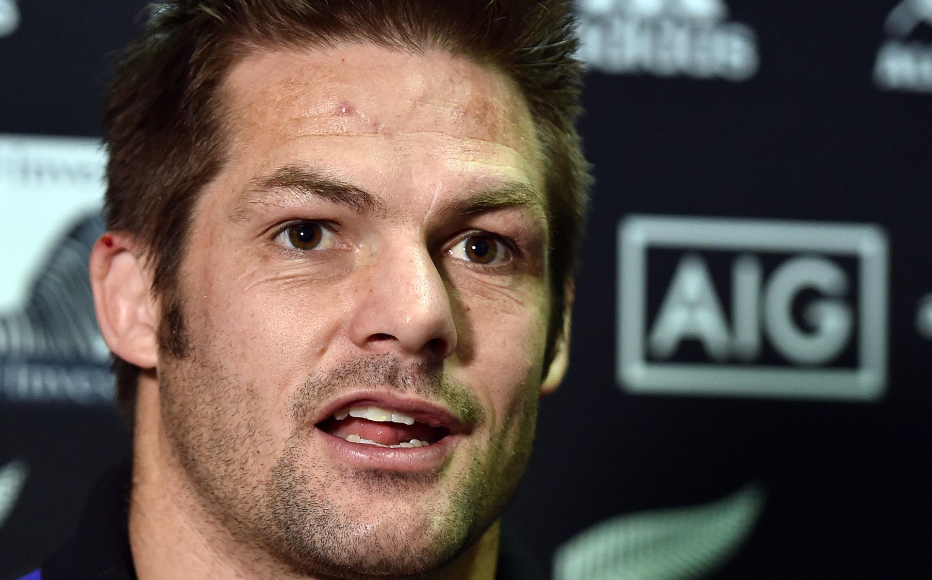 Richie McCaw seeks to retain the Bledisloe Cup. Photo: AFP