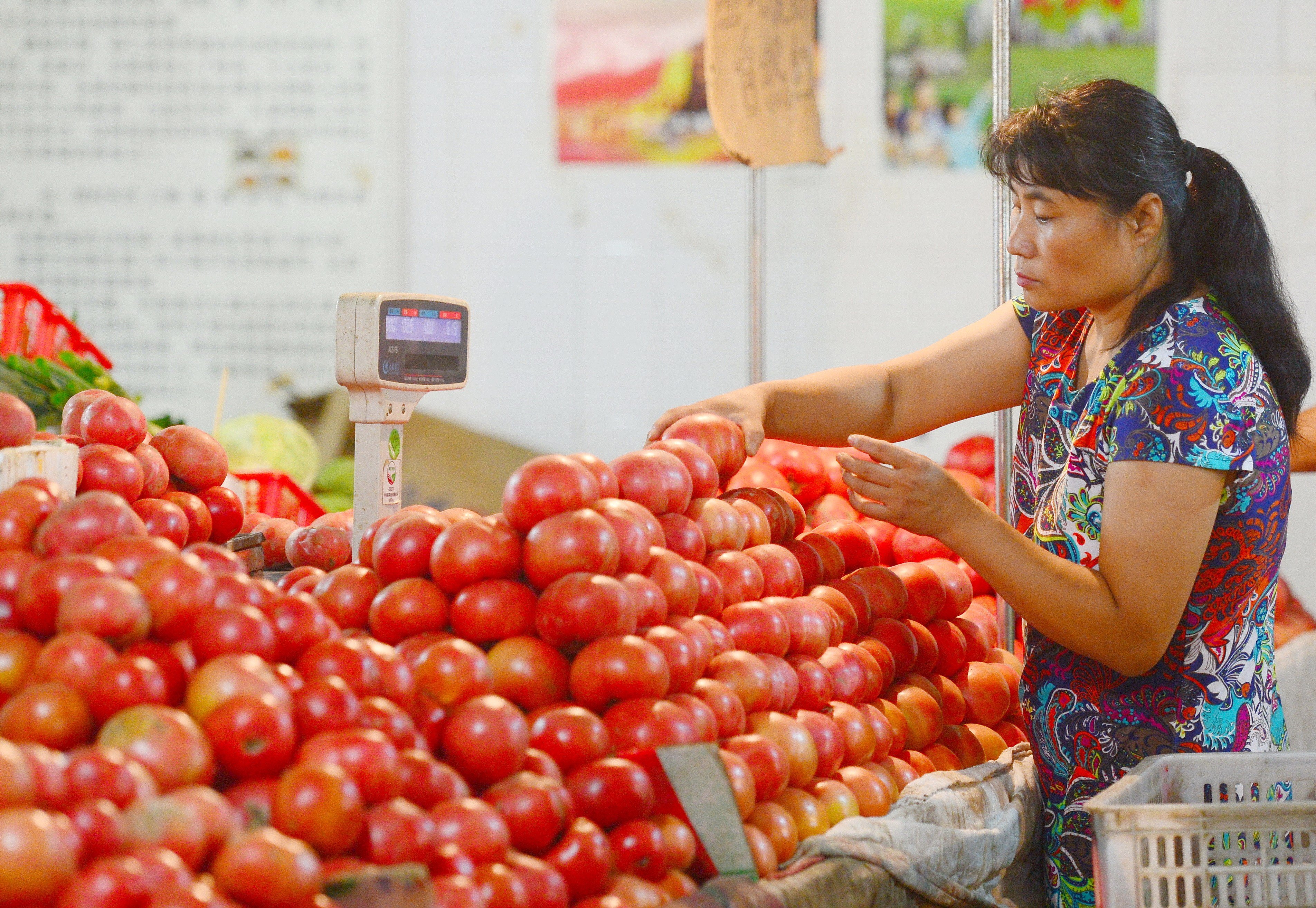 Food prices rose 0.7 per cent year on year in July. Photo: Xinhua