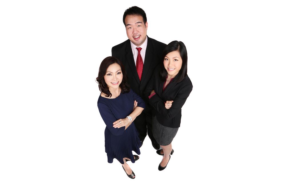 (From left): Tina Wong, chairman and CEO; Jeremy Wong, COO; and Jean Wong, HR manager