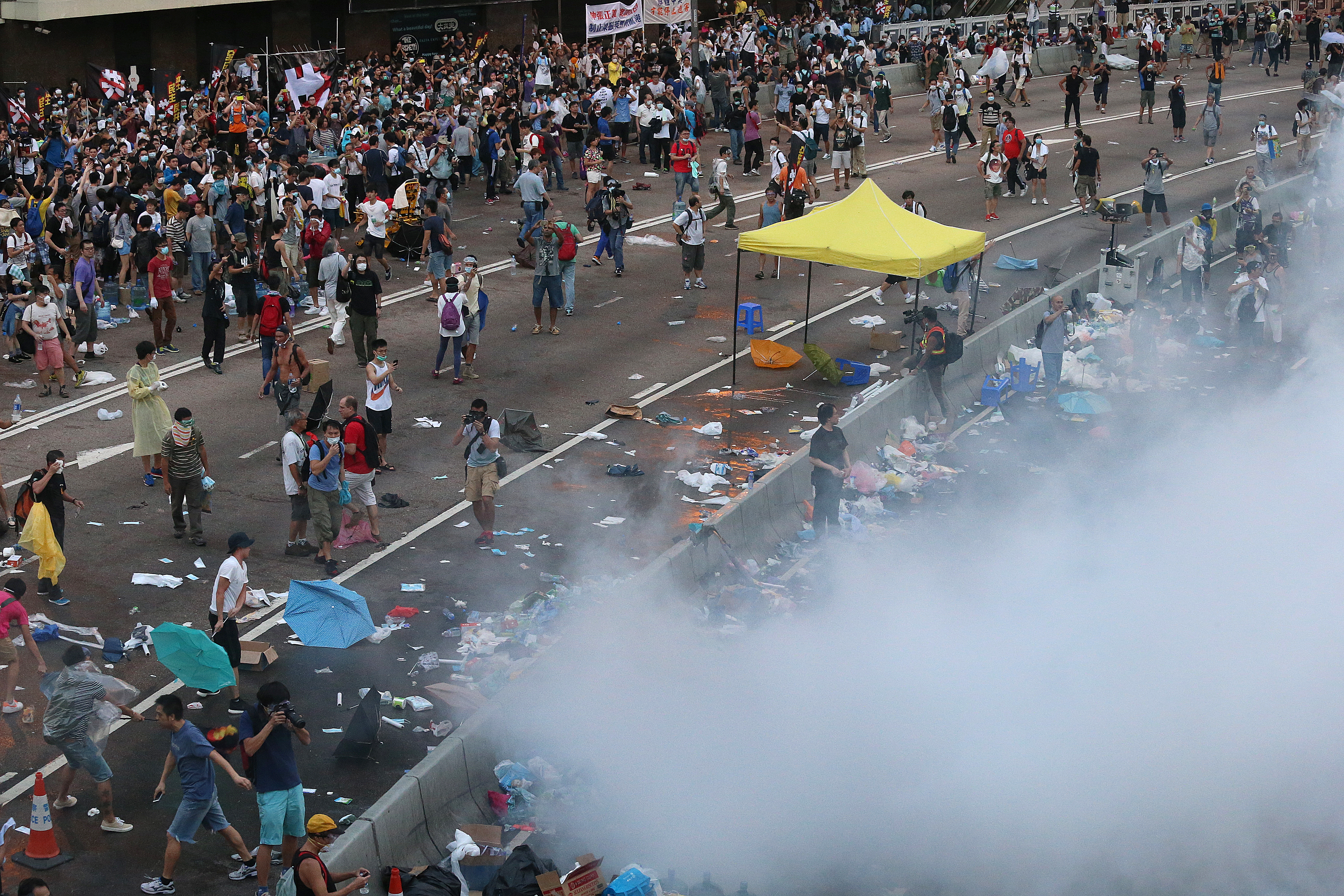 Last year's Occupy protests affected Hong Kong's liveability. Photo: K. Y. Cheng