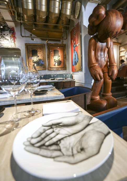 Bibo is more than a restaurant - it doubles as a showcase for artworks