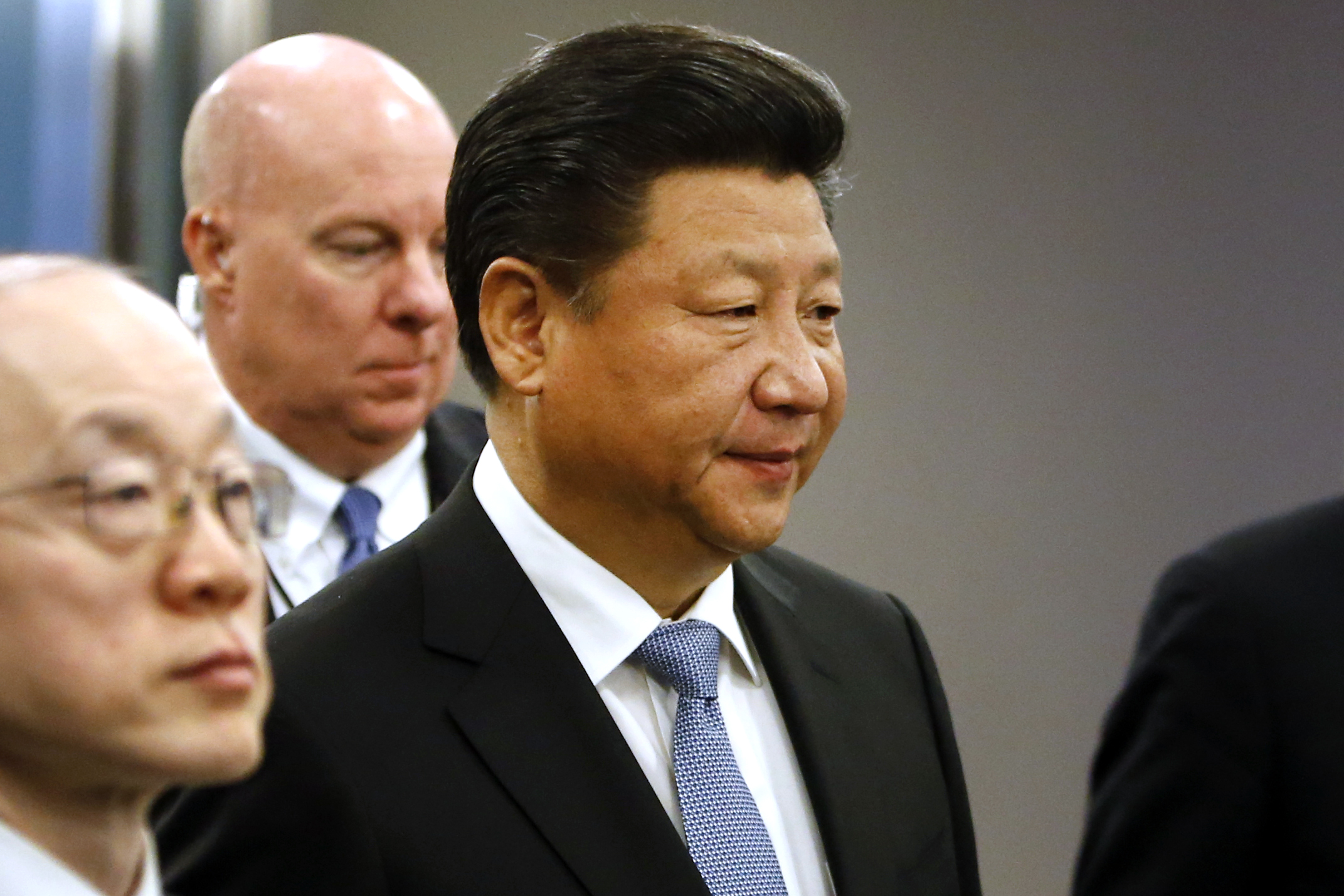 Chinese President Xi Jinping attends the UN General Assembly on Monday. Photo: AP