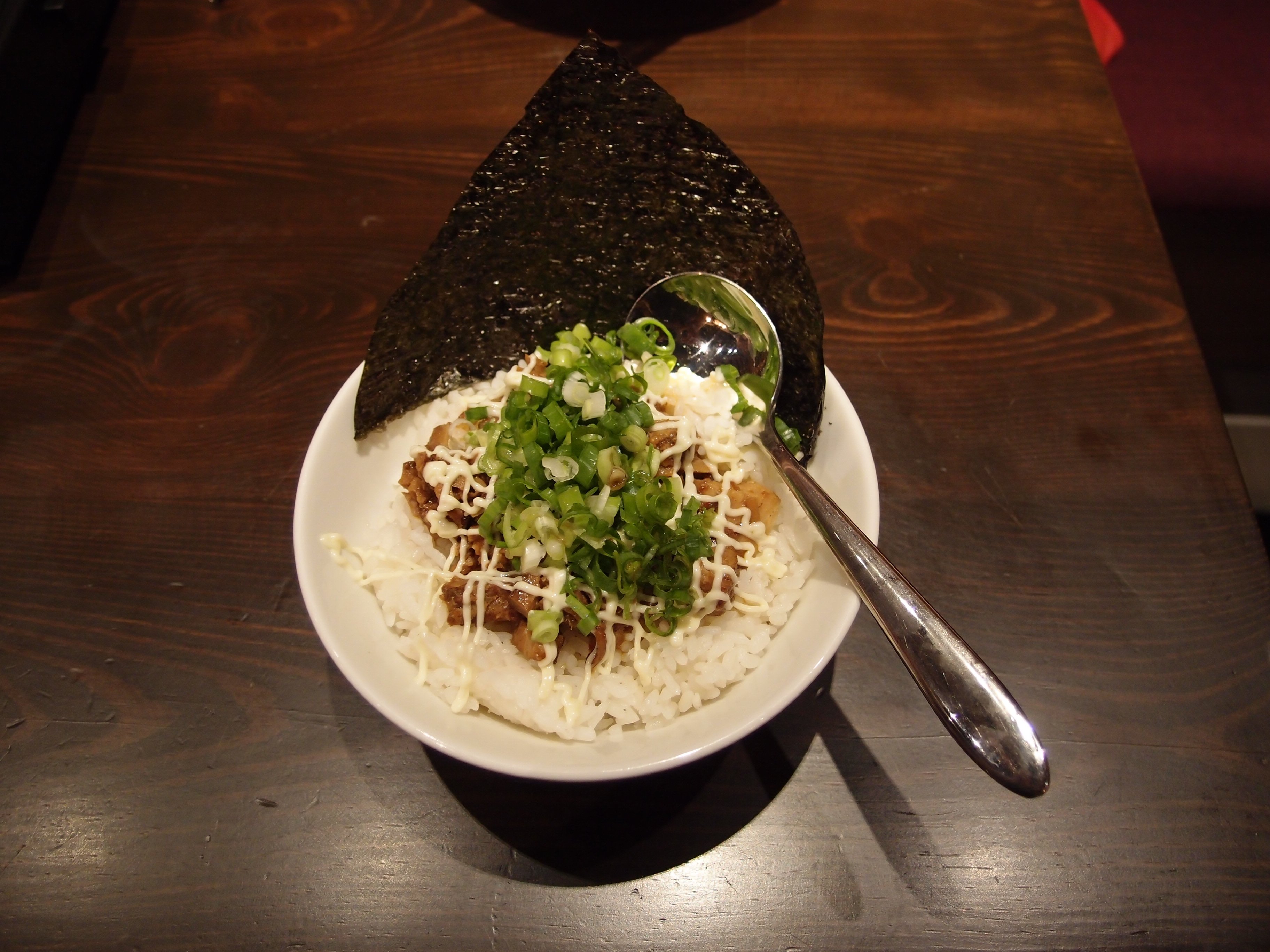 Chashu-mayo rice. Photo: Stephanie Fung