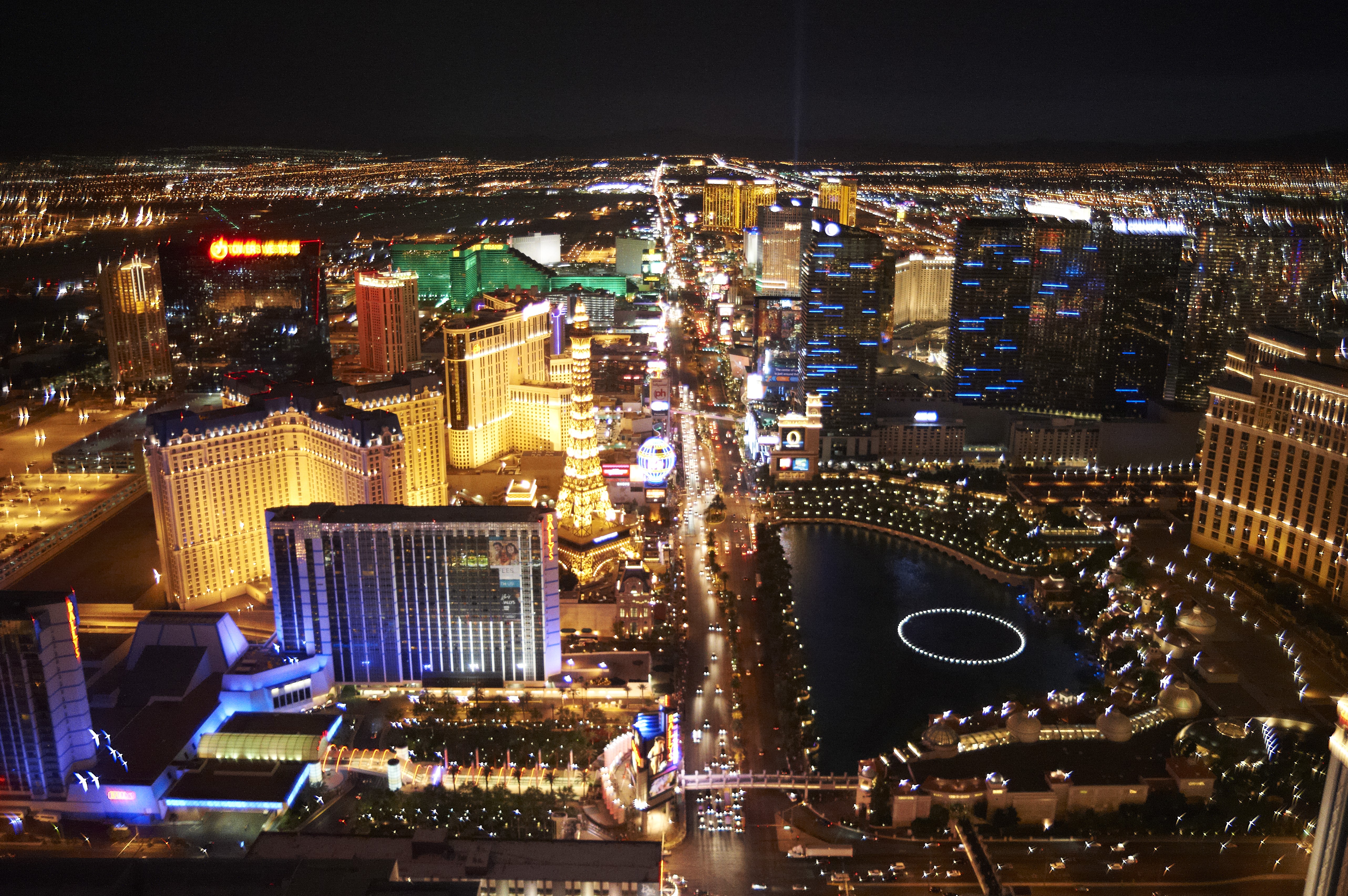 Las Vegas, the unreal city that is the setting for James Sie's novel. Photo: Corbis