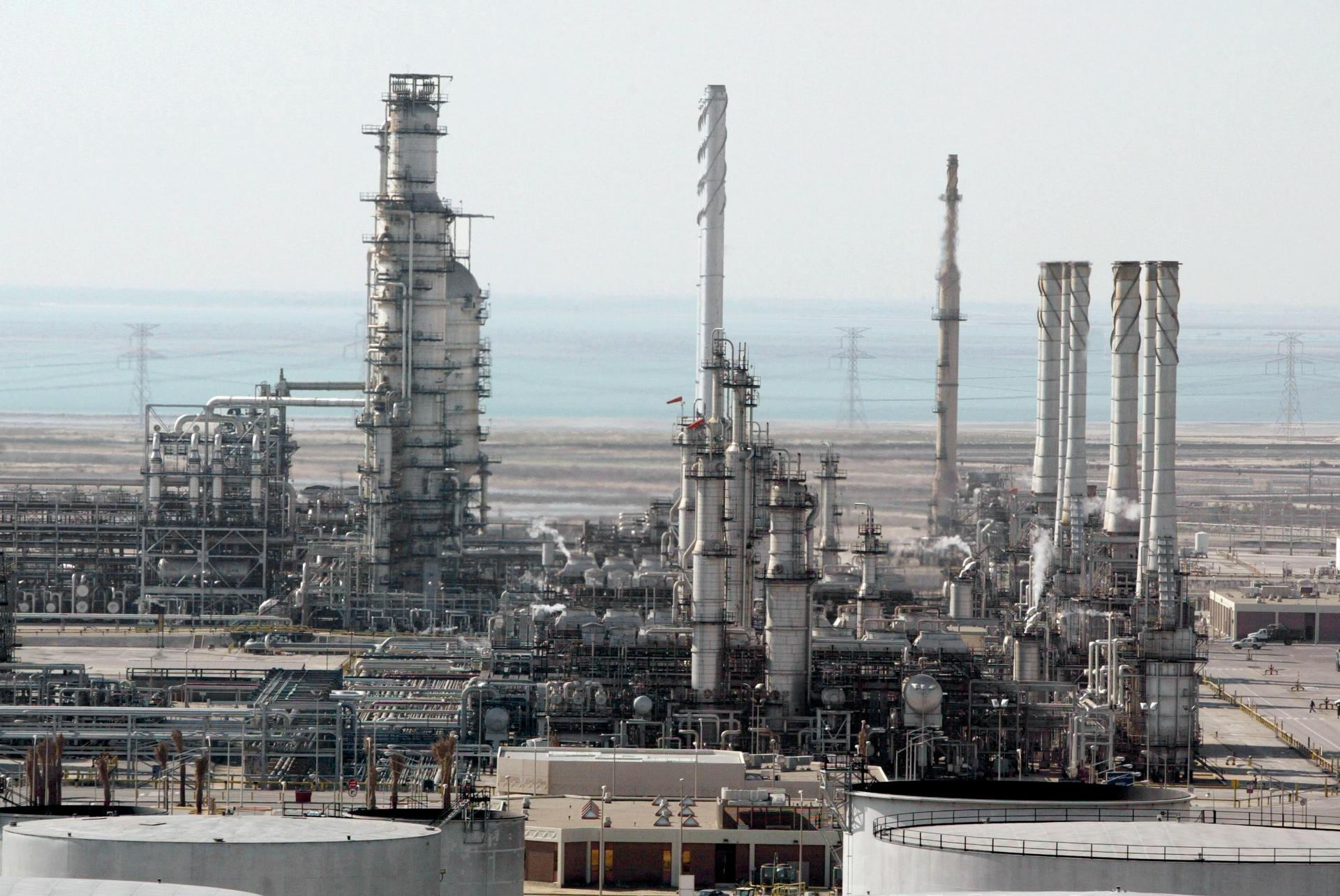 Ras Tannura's oil production plant near Dammam in Saudi Arabia's eastern province. Photo: AFP