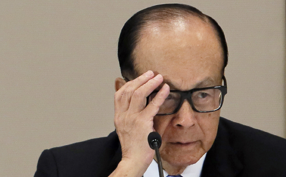 Regardless of what plans Li Ka-shing has, the criticism against him is not founded on good business principles. Photo: AP