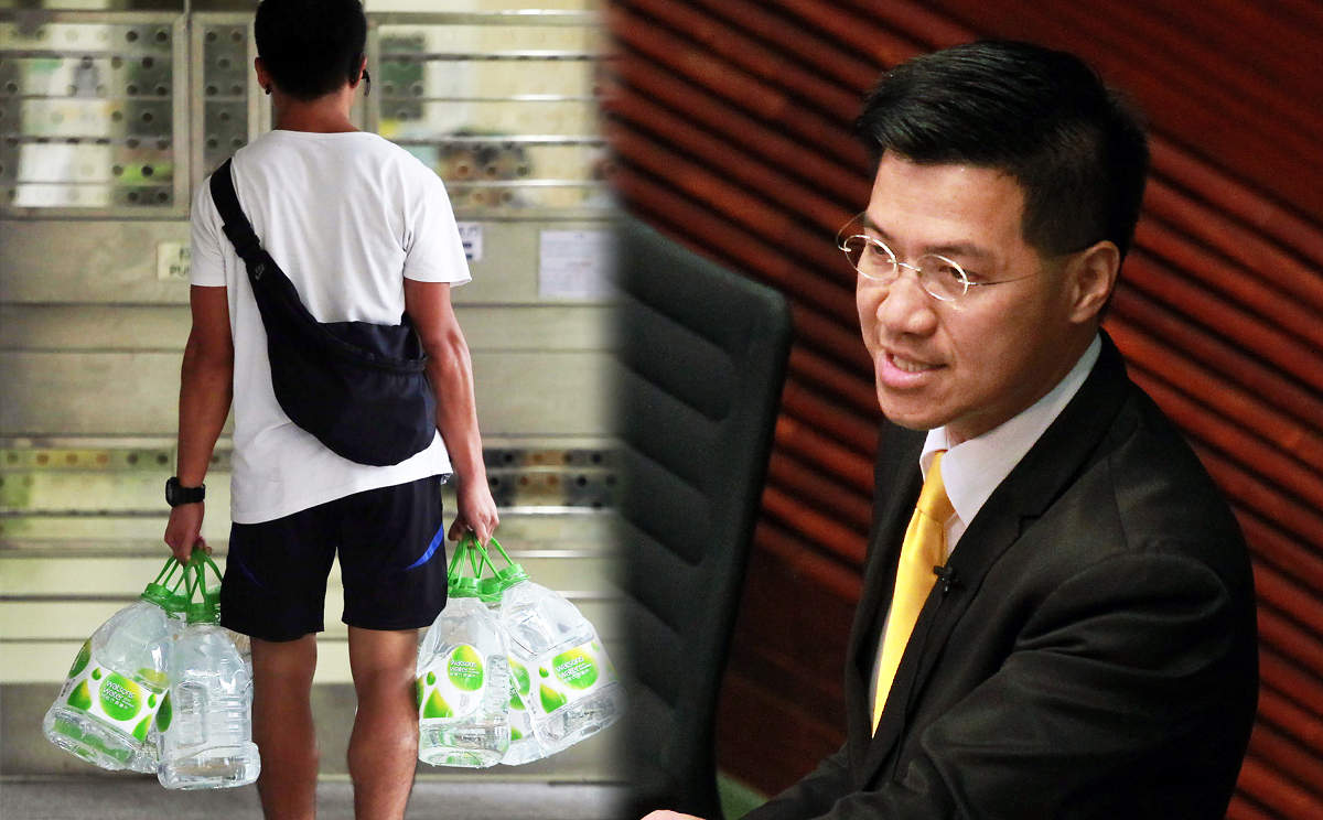 NeoDemocrat Gary Fan Kwok-wai launched the motion debate yesterday. Photo: SCMP