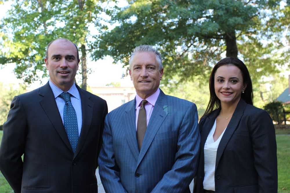 (From left): Ray Pullaro, assistant dean; Dr Robert Valli, dean; and Graziela Fusaro, assistant dean, of the College of Management