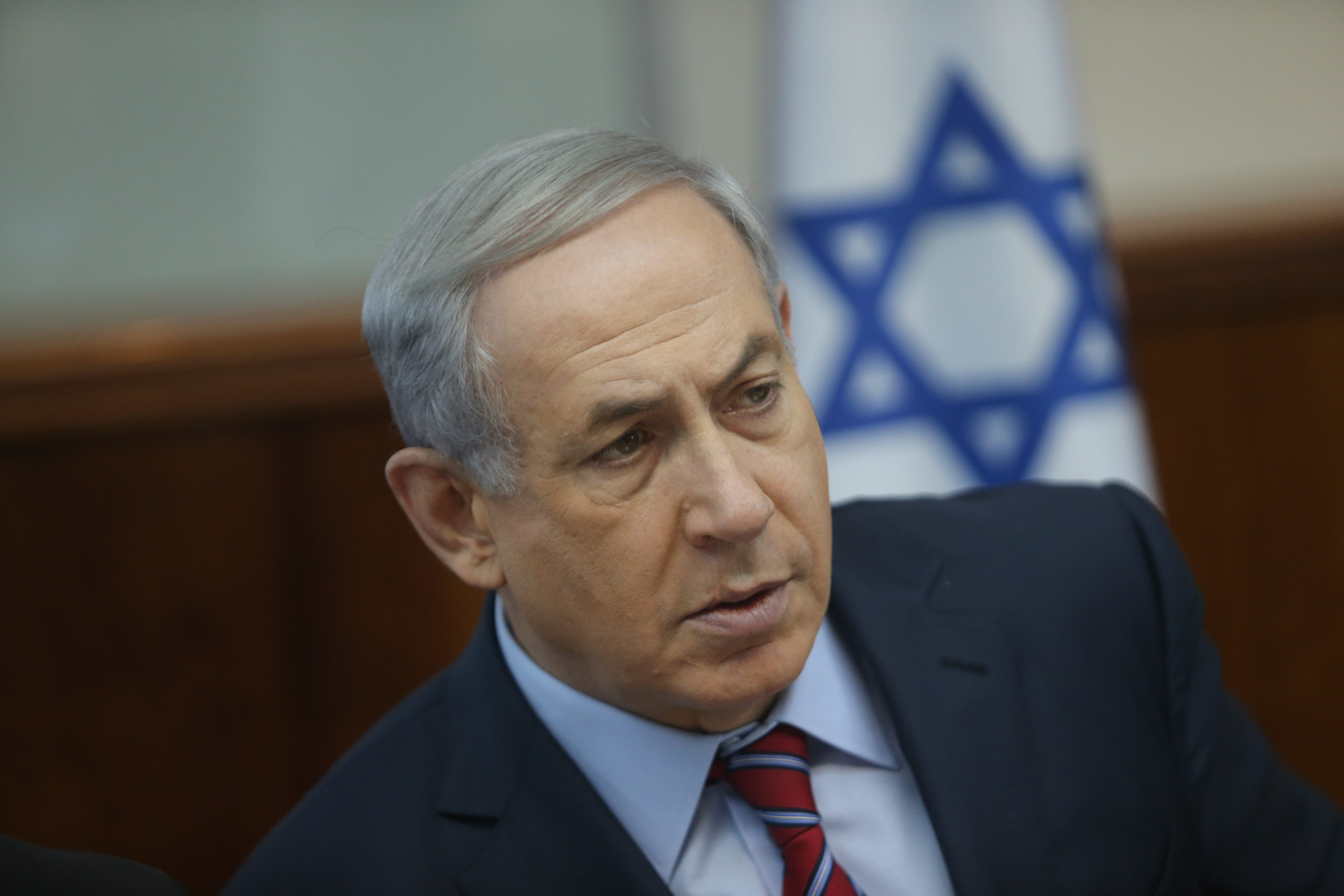 Speaking to the World Zionist Congress in Jerusalem, Netanyahu declared that Hitler decided to exterminate the Jews on the advice of a Palestinian. Photo: Xinhua